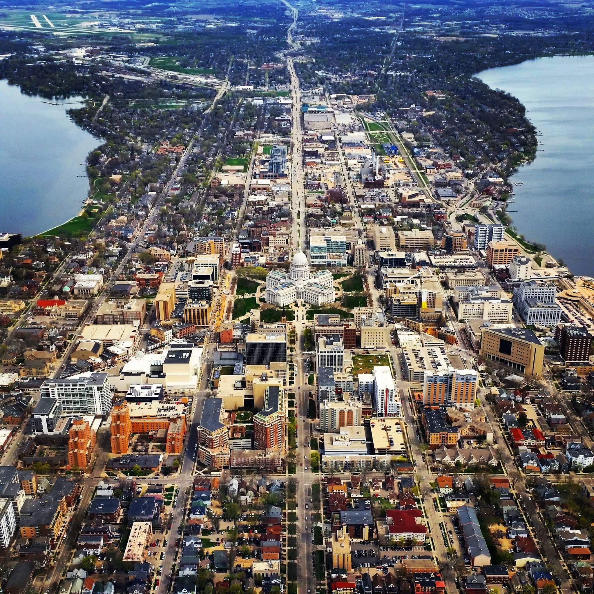 Madison Wisconsin 2048x2048, City of Madison, Madison Wisconsin photos, Madison city, 2050x2050 HD Phone