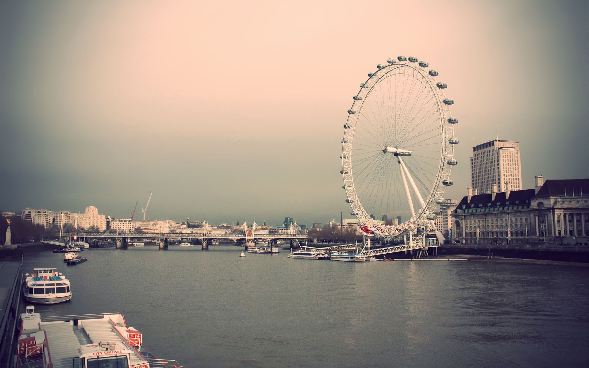 London Eye, England Wallpaper, 1920x1200 HD Desktop