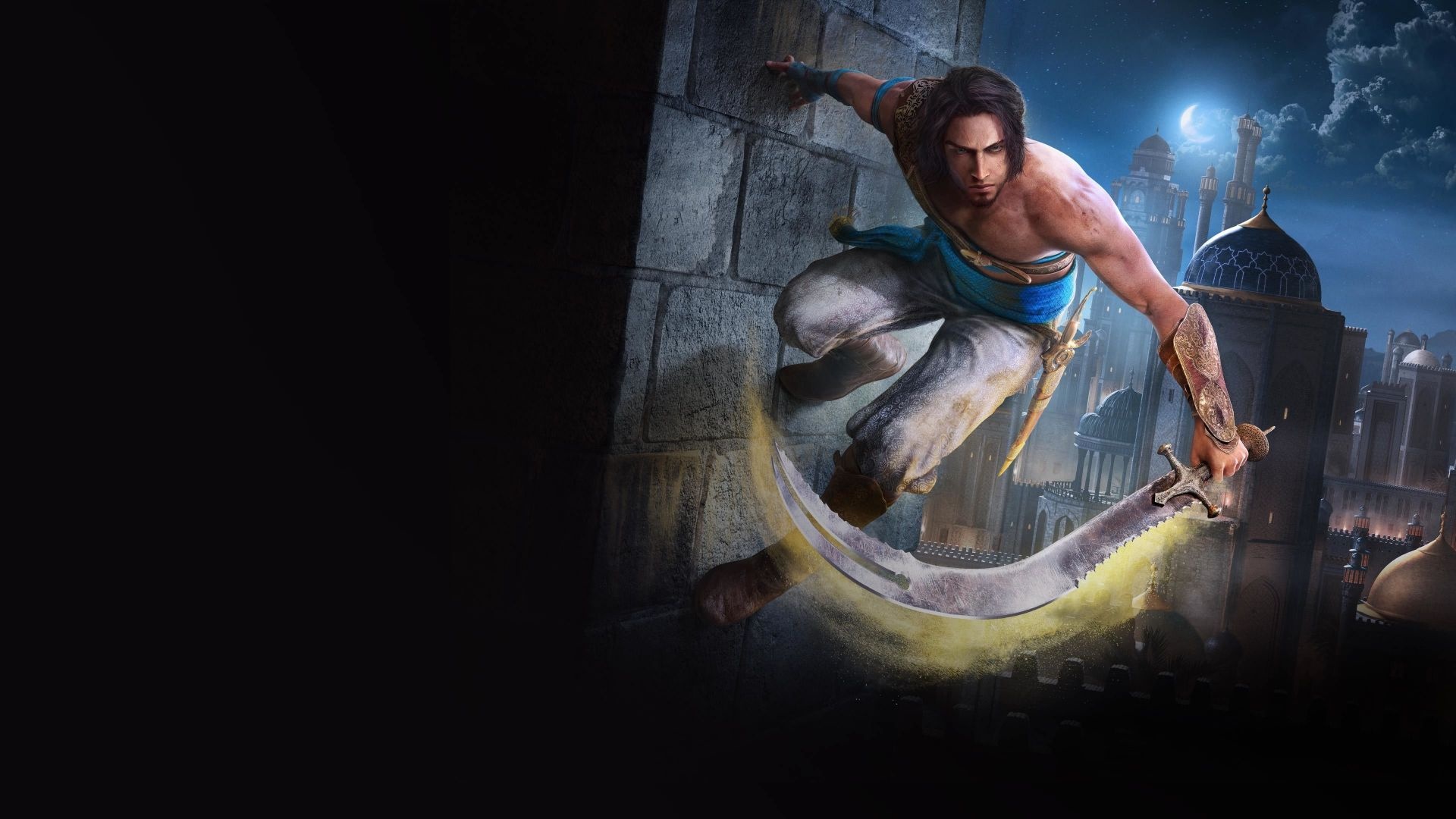 The Prince, Prince of Persia: The Sands of Time Remake, Glowing sand scimitar slash, Full HD Desktop wallpaper