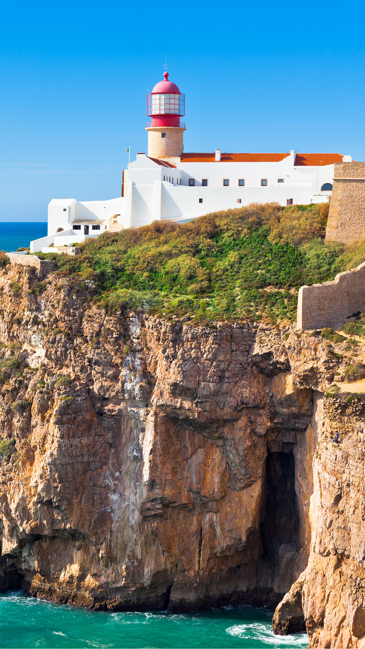 Cape St. Vincent, Portugal Wallpaper, 1250x2210 HD Phone