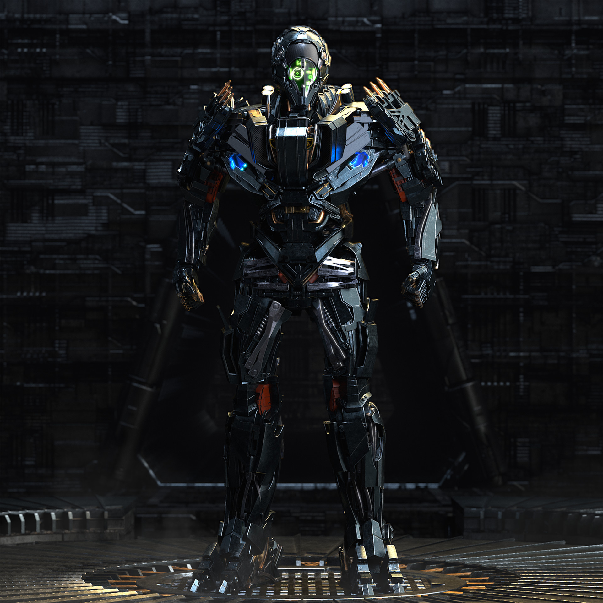 Lockdown, Transformers, Movies, Yoshiya Higashimoto, 1920x1920 HD Phone