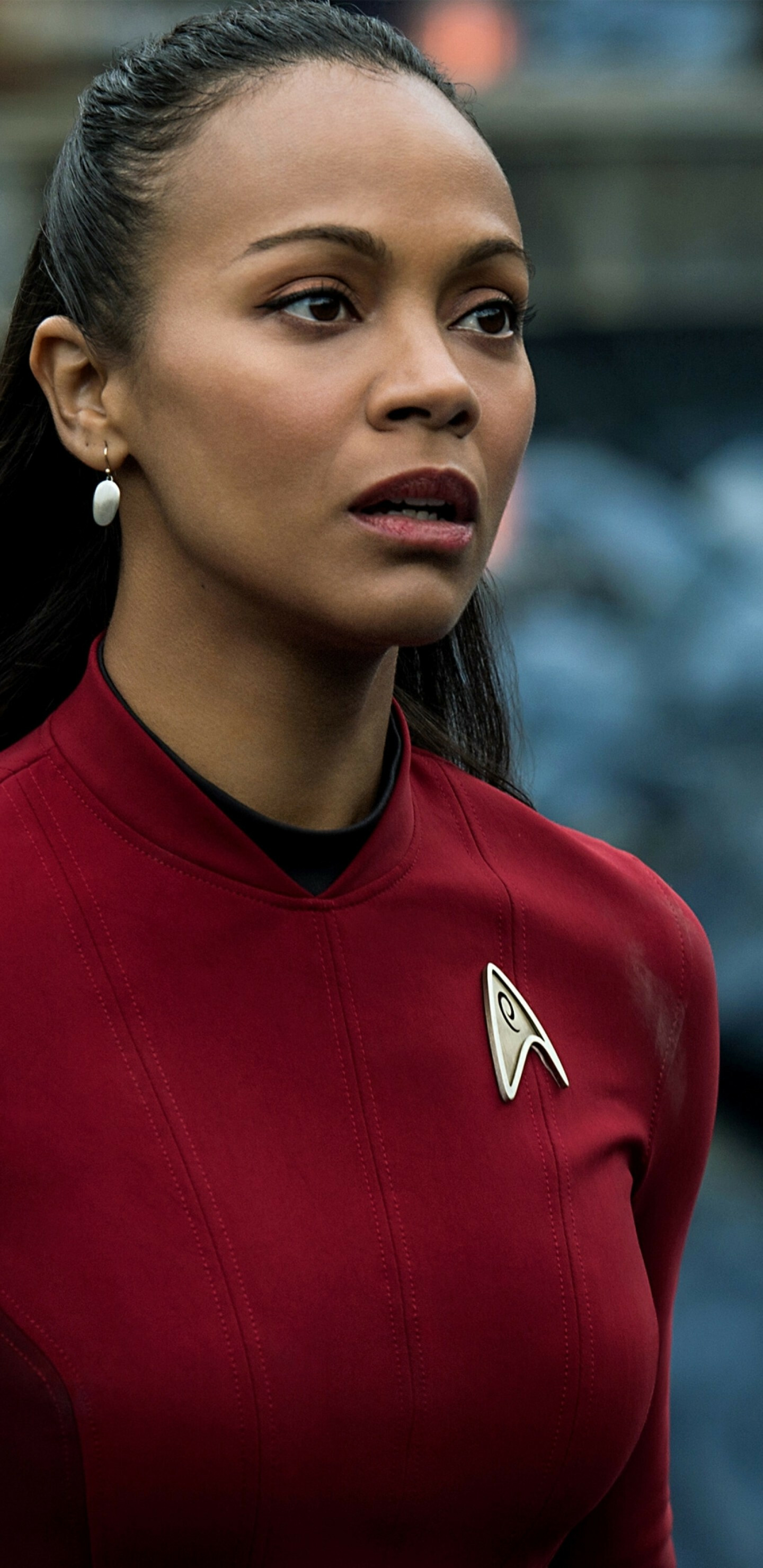 Zoe Saldana, Celeb actress, Star Trek Beyond, Samsung Galaxy, 1440x2960 HD Phone