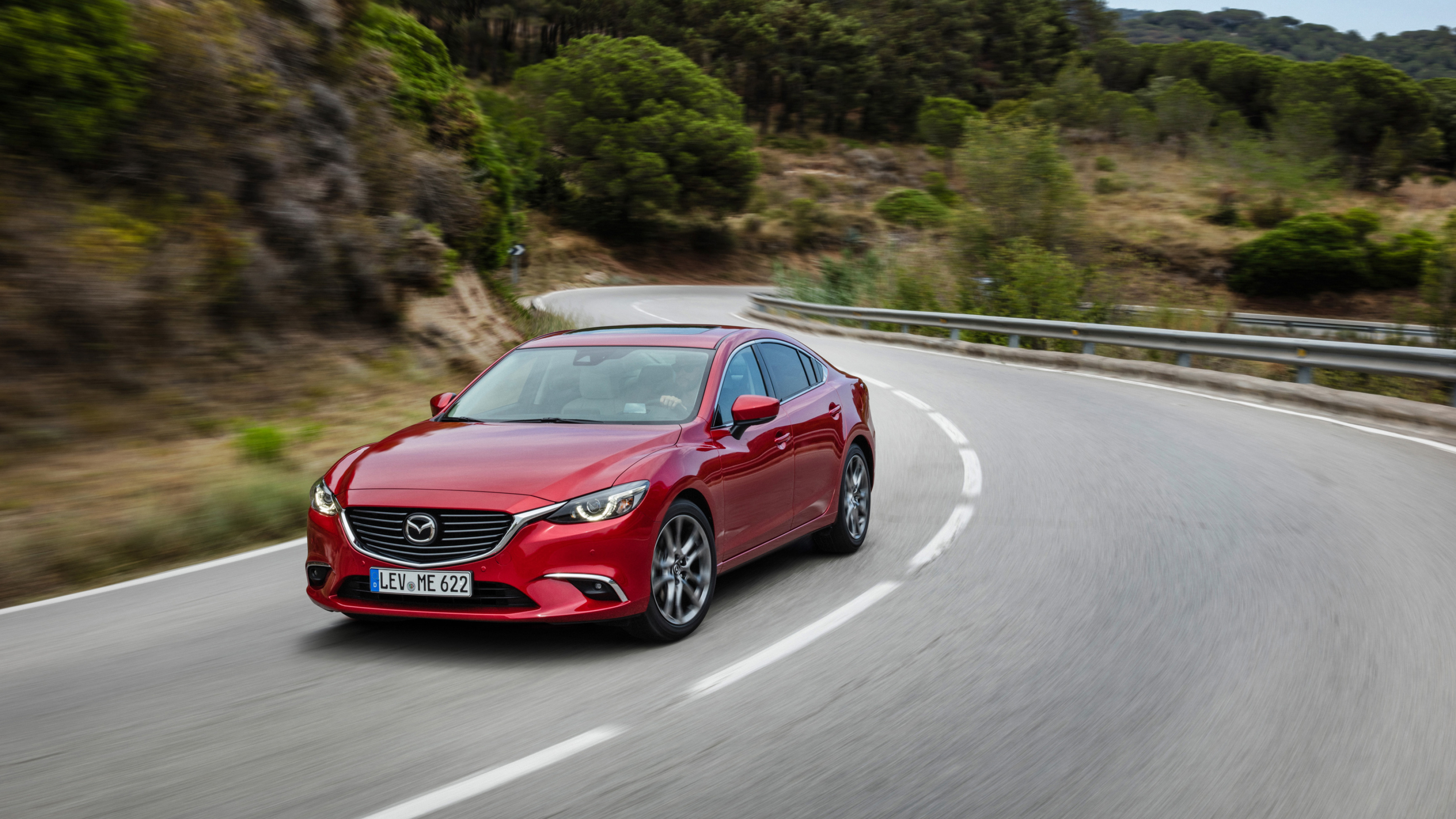 Mazda 6, Sophisticated style, Dynamic driving, Premium sedan, 3840x2160 4K Desktop