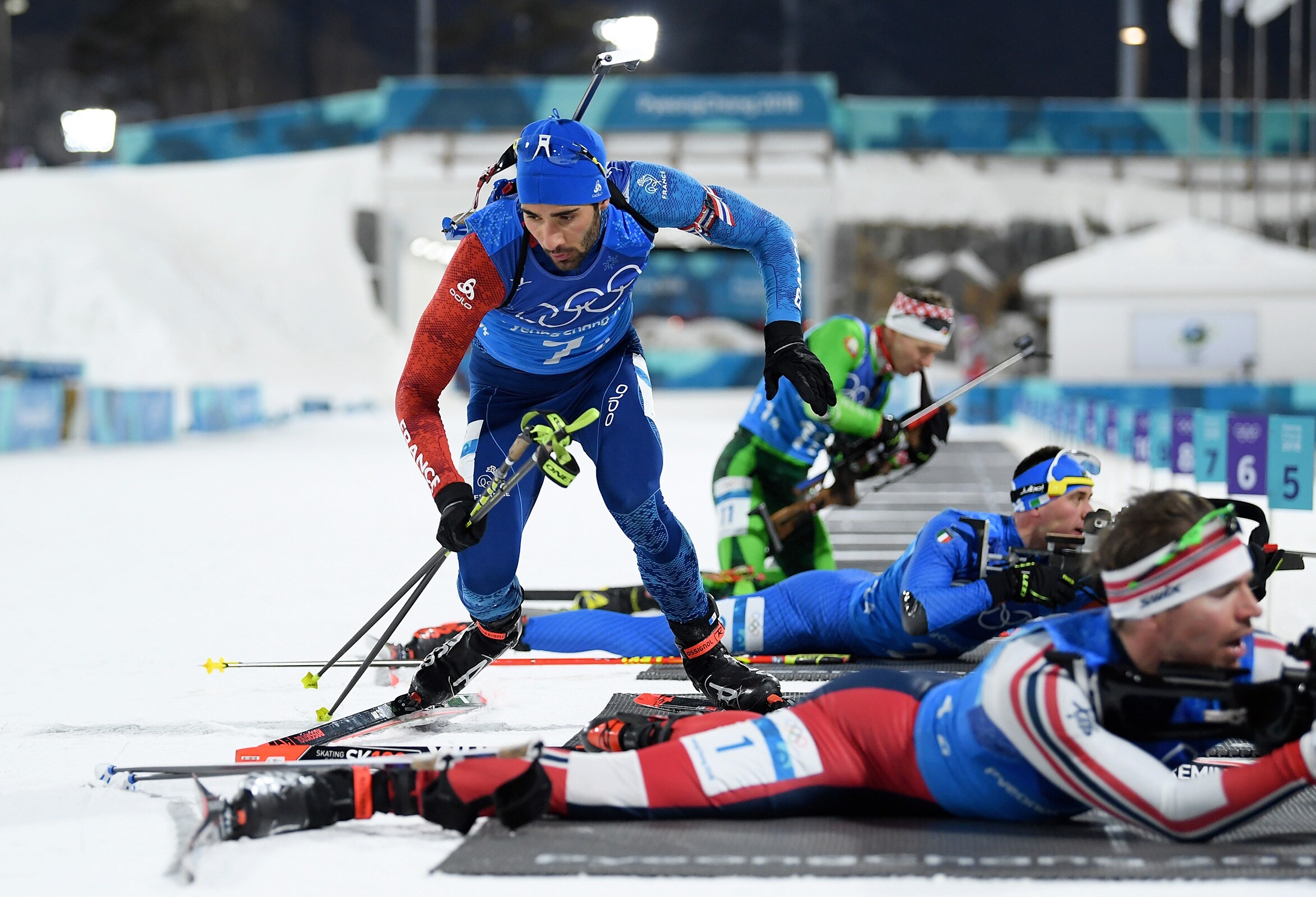 Martin Fourcade, Olympic biathlon, French athlete, Sports champion, 2350x1600 HD Desktop