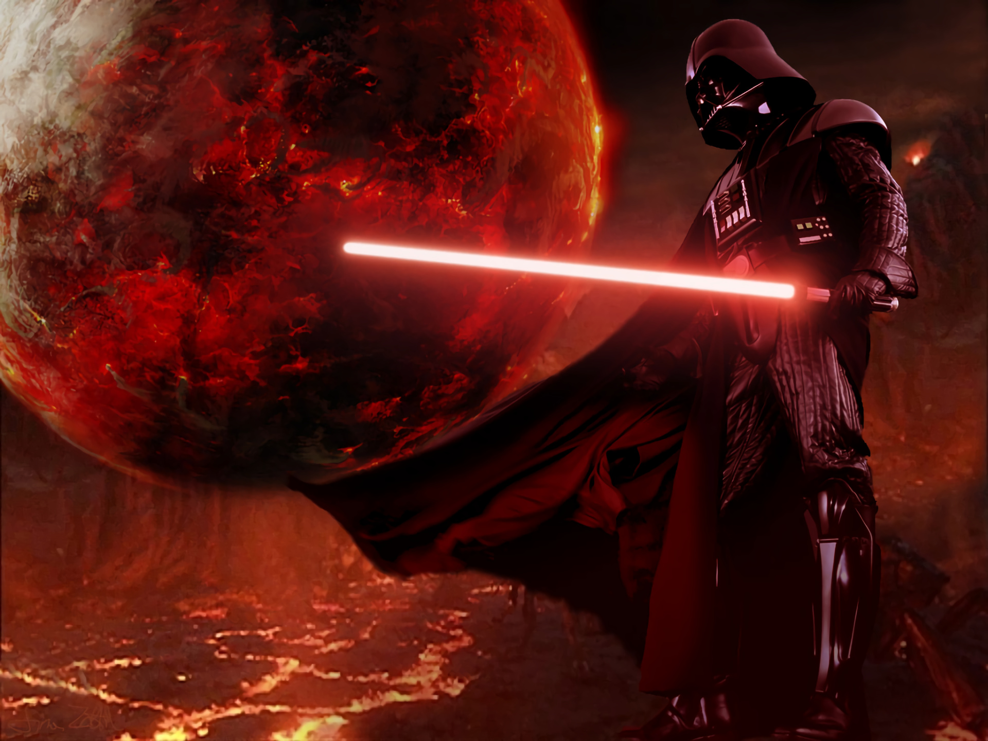 Star Wars saga battles, Epic lightsaber duels, Iconic movie franchise, Action-packed adventure, 1920x1440 HD Desktop