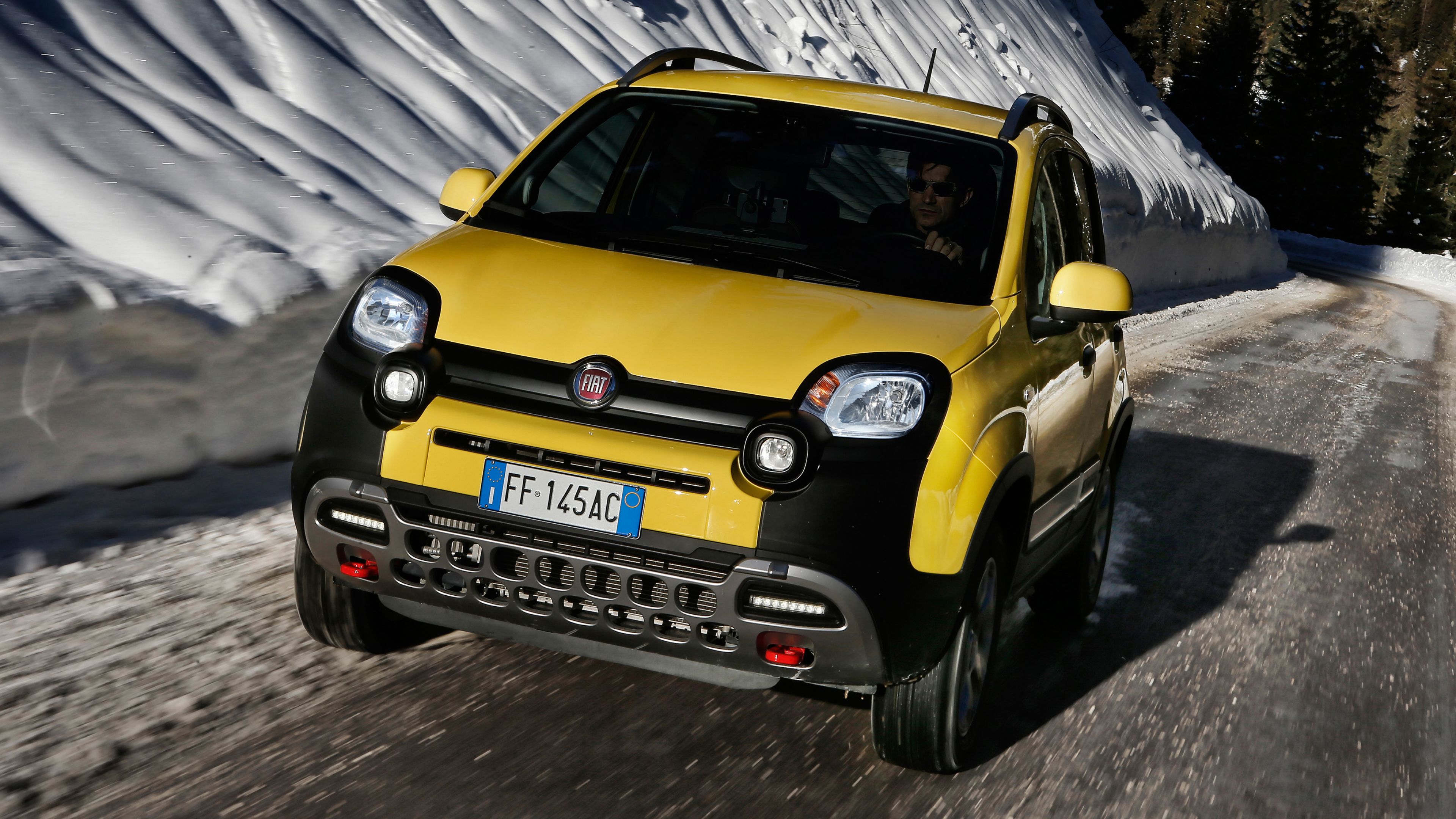 Fiat Panda, Compact car, Versatile design, Urban mobility, 3840x2160 4K Desktop