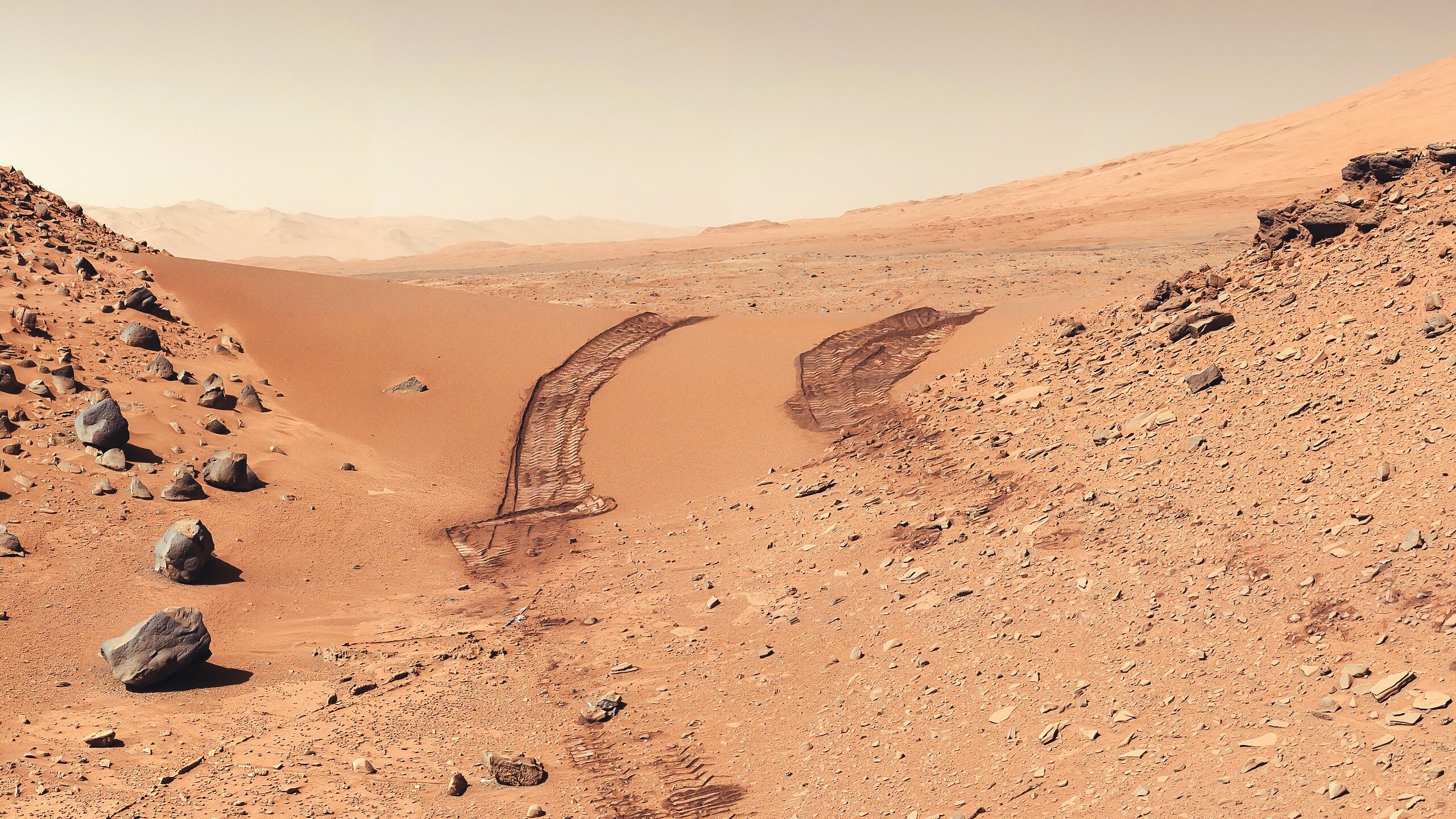 Mars, Wide range of wallpapers, Intriguing red landscapes, Mars planet, 2560x1440 HD Desktop