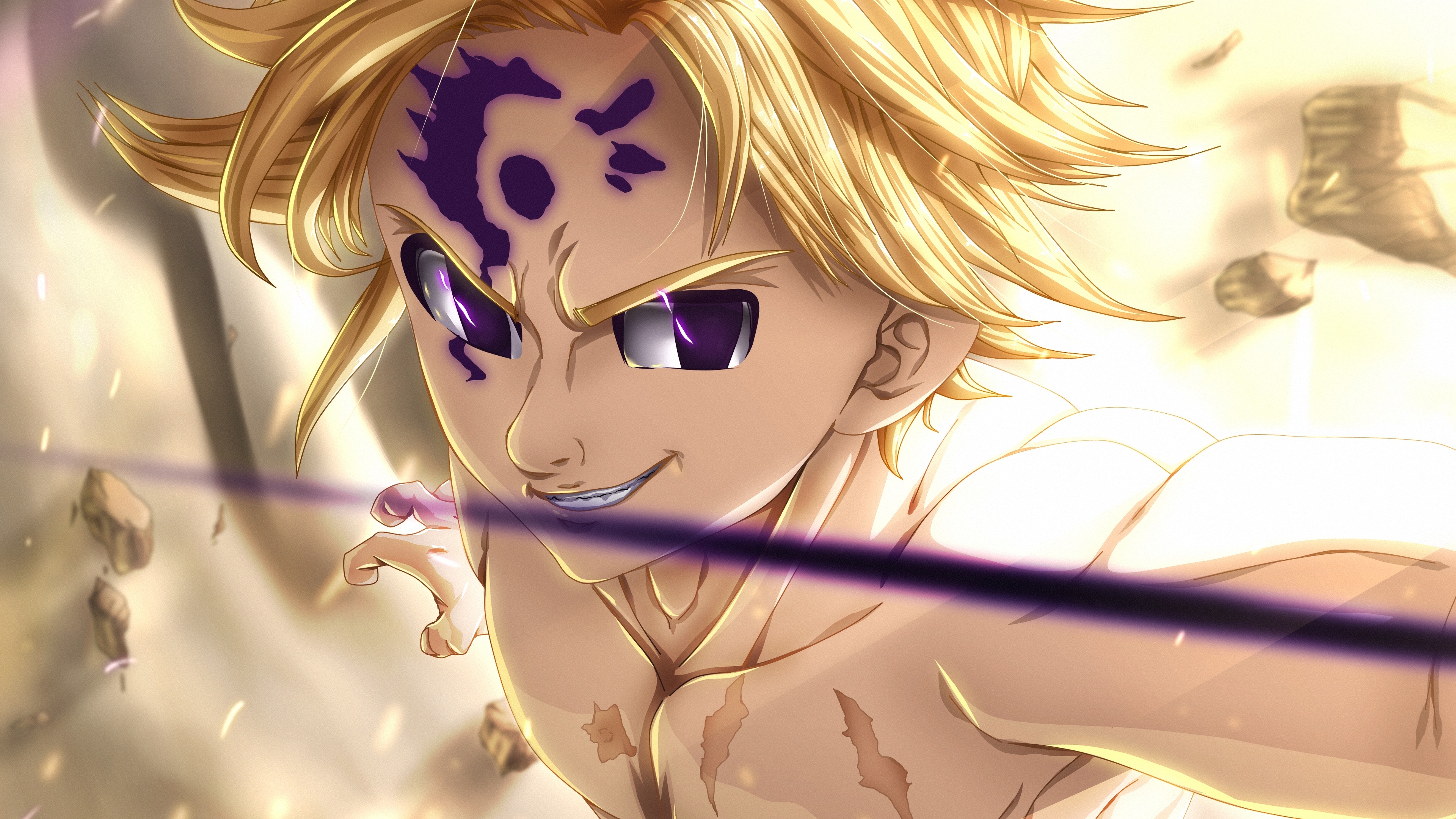 Meliodas, 4K wallpapers, Background images, 3840x2160 4K Desktop