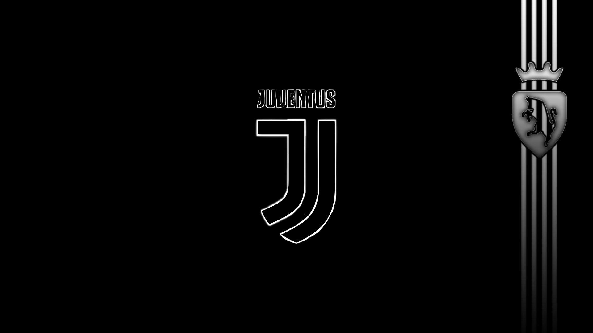 Juventus logo wallpapers, 4K HD, 1920x1080 Full HD Desktop