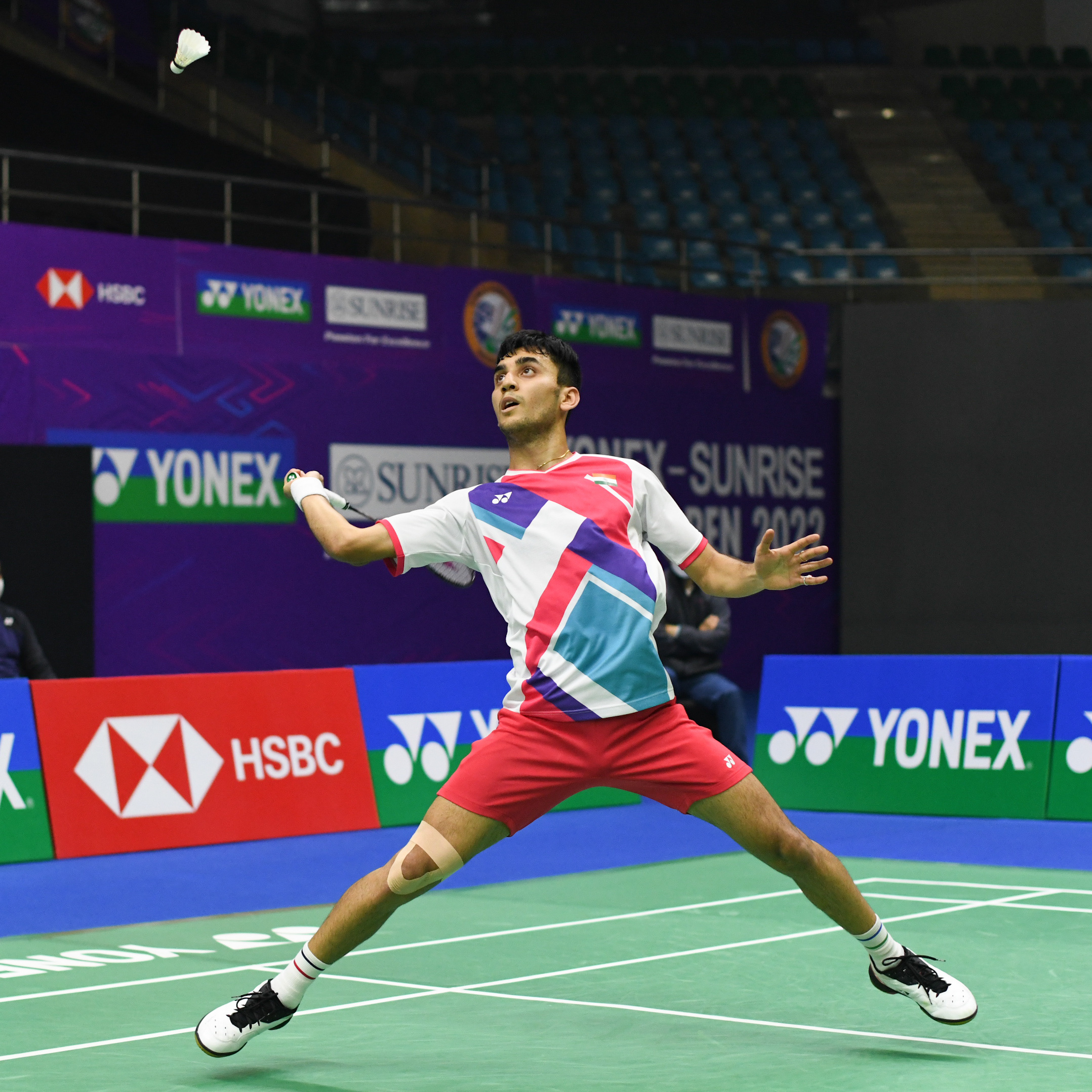 Lakshya Sen, Yonex Sunrise India Open 2022, Summit clash, Loh Technosports, 2160x2160 HD Phone