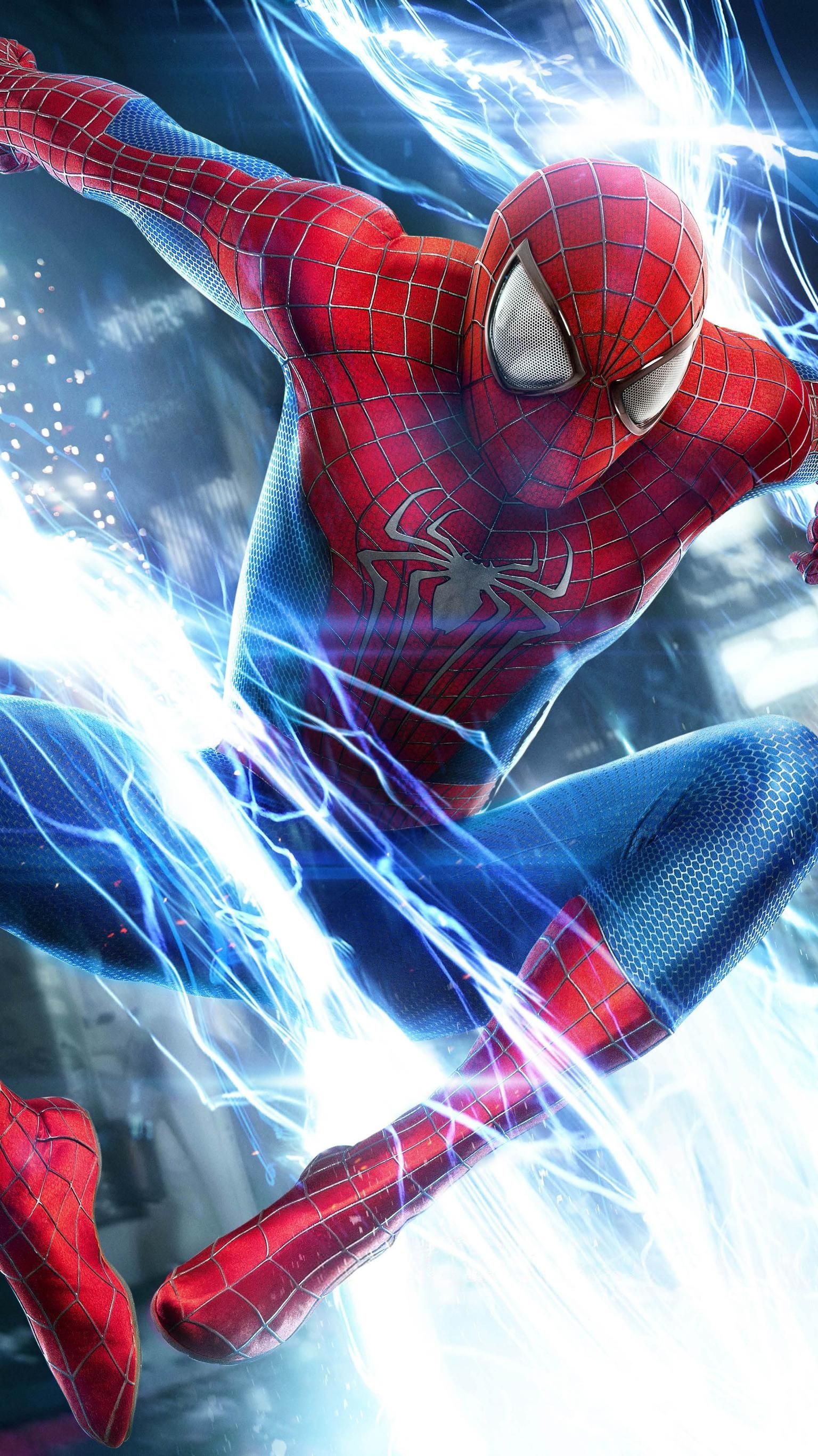 The Amazing Spider-Man, Electro blue lightning, The Amazing Spider-Man 2, HD Phone wallpaper