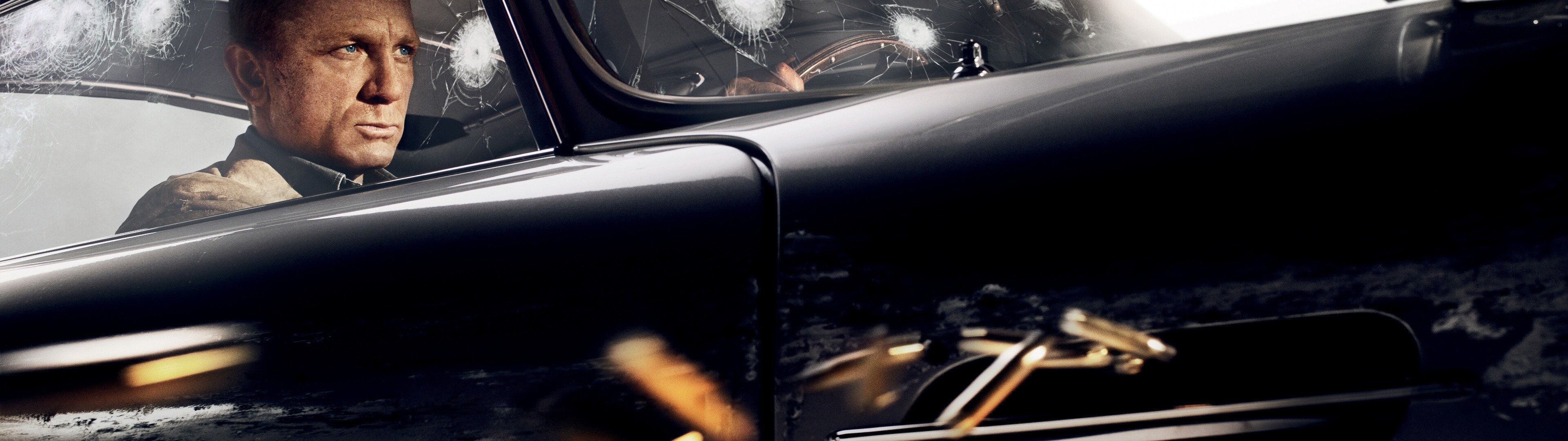 No Time to Die, Daniel Craig, 2020 movies, 3840x1080 Dual Screen Desktop