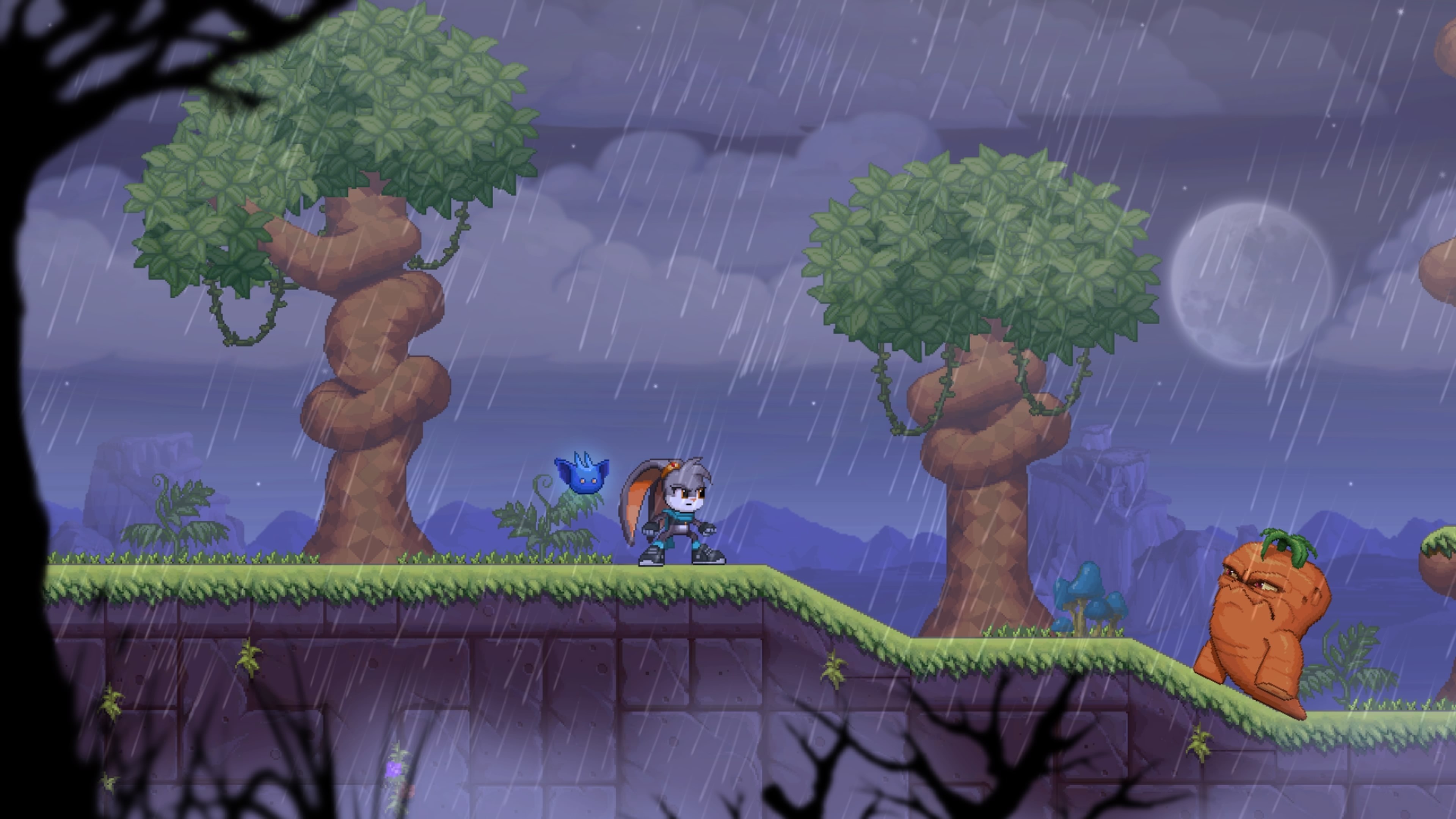 Platform Game, Retro-inspired adventure, Kaze and the Wild Masks, Stunning visuals, 3840x2160 4K Desktop