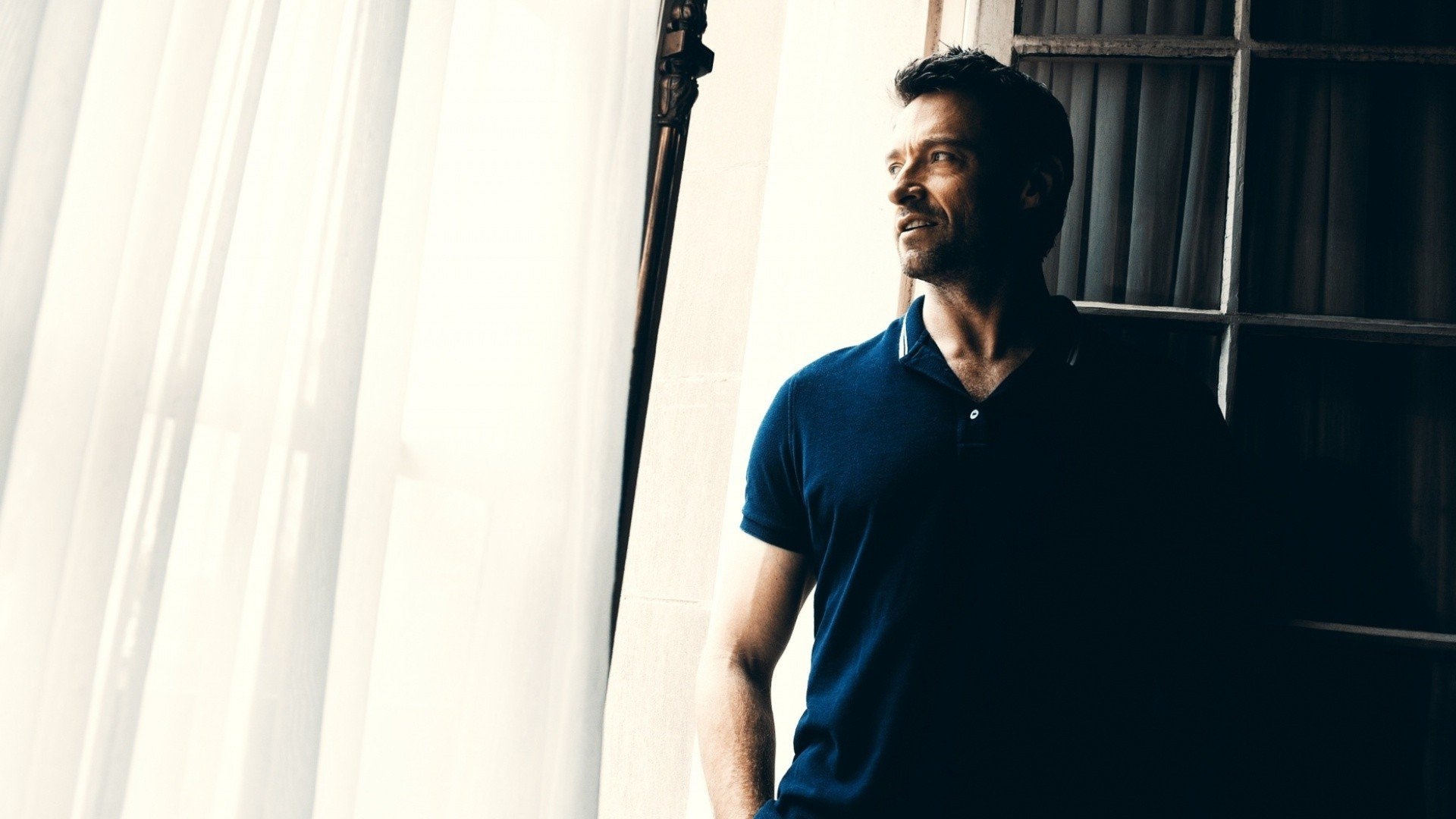 High-quality celebrity wallpapers, Hugh Jackman in focus, Superb images, Stunning backgrounds, 1920x1080 Full HD Desktop