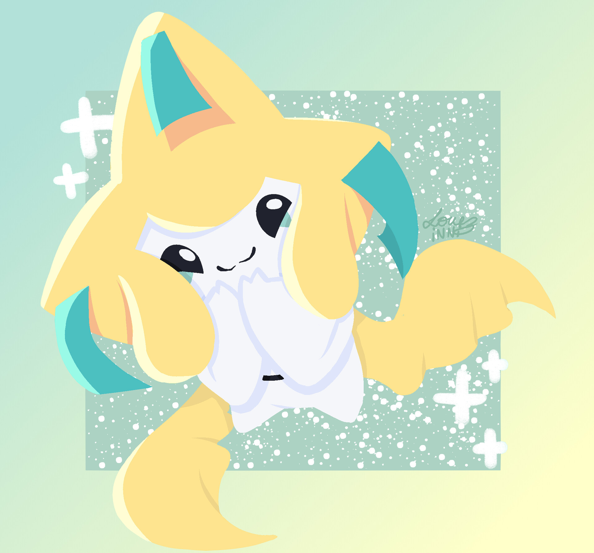 Jirachi, Fan Art, Original Pokmon, 1920x1790 HD Desktop