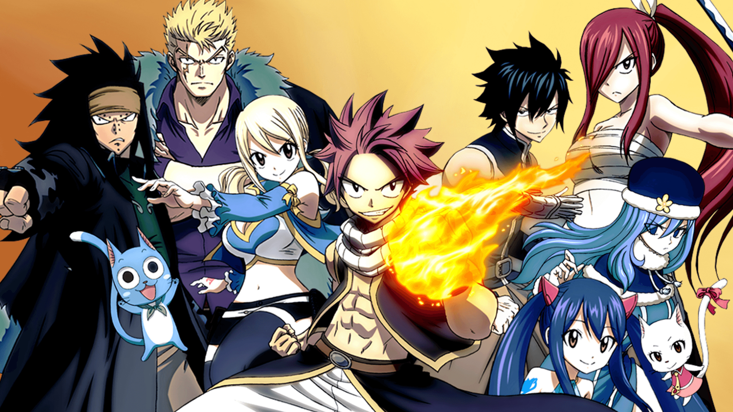 Fairy Tail characters, Anime wallpaper, Chibi art, Fairy Tail, 2560x1440 HD Desktop