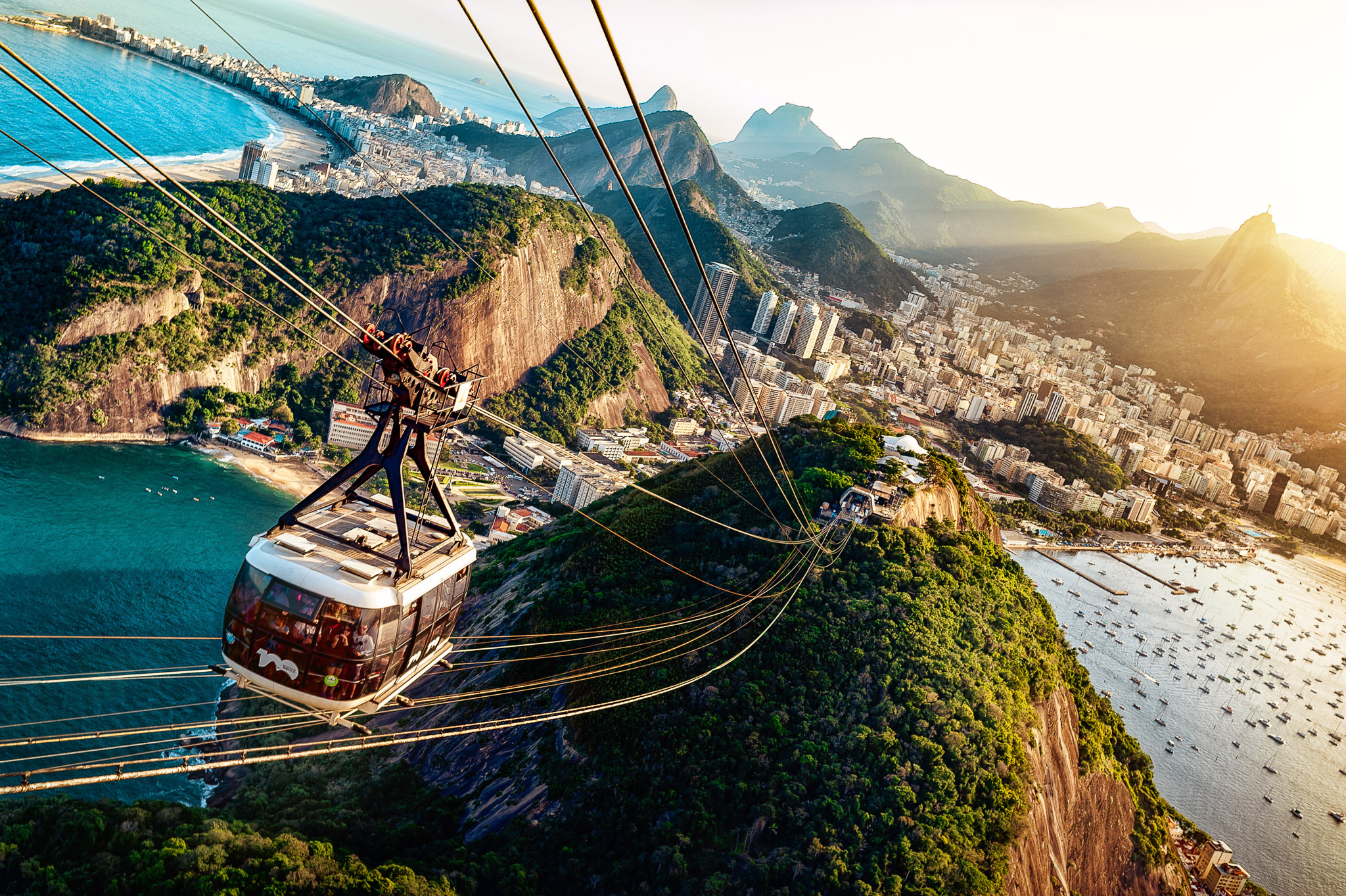 Rio De Janeiro, Zuckerhut, Seilbahn, Saudade, 2050x1370 HD Desktop