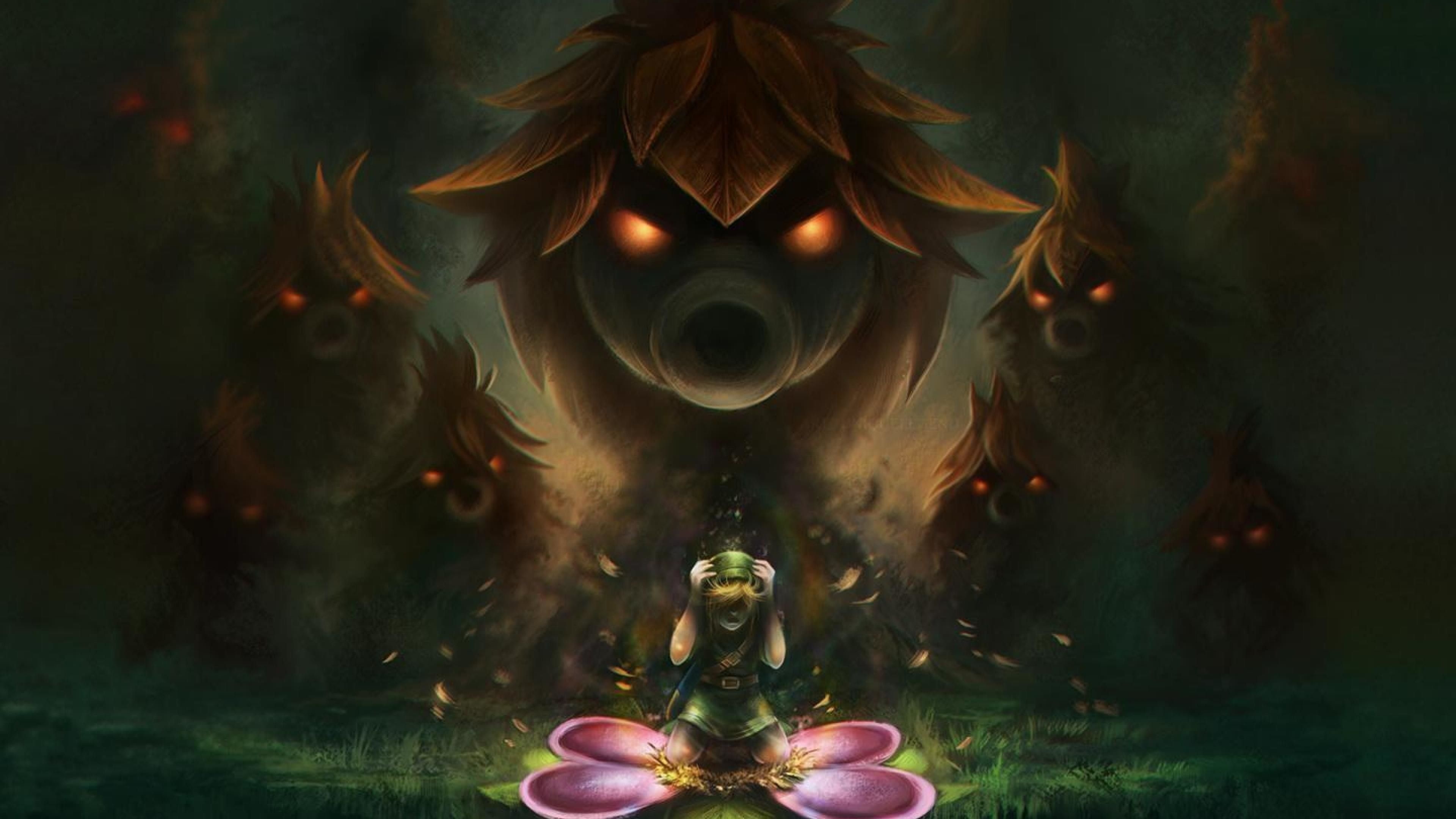 Deku Link, Majora's Mask Wallpaper, 3840x2160 4K Desktop