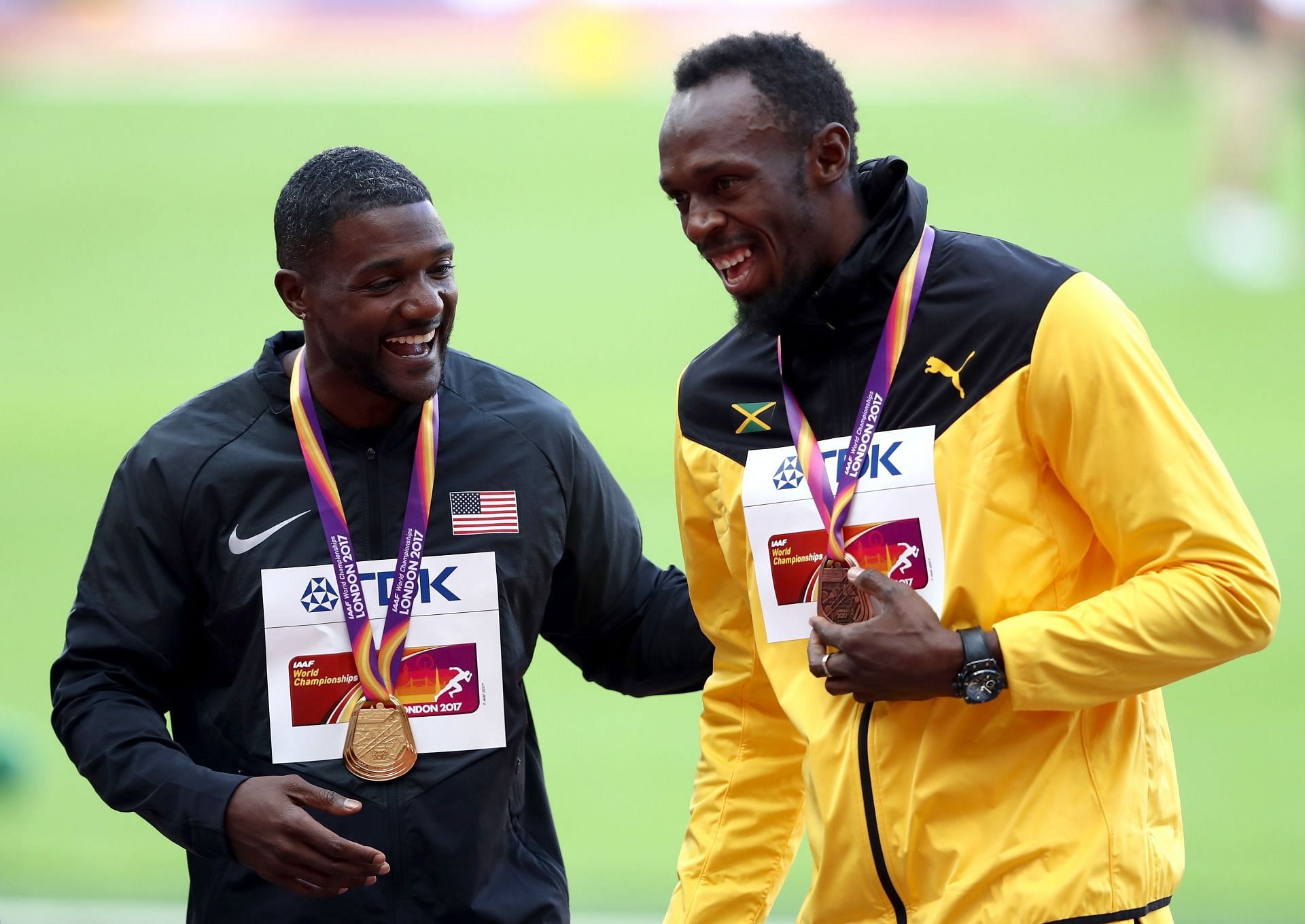 Justin Gatlin, Strategic game plan, Counter Usain Bolt, Athlete rivalry, 1920x1360 HD Desktop