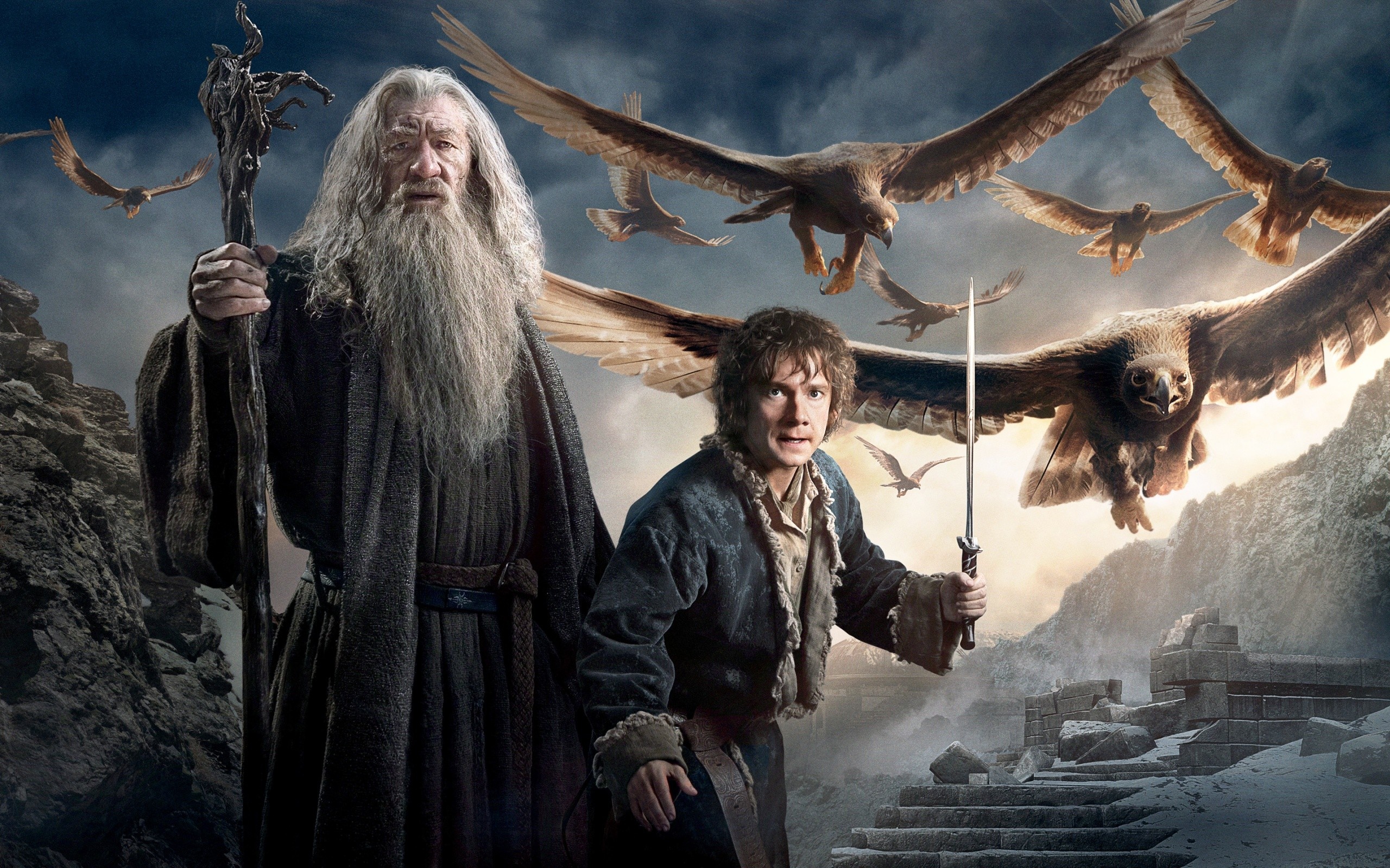 The Hobbit: The Battle Of The Five Armies, Gandalf the White Wallpaper, 2560x1600 HD Desktop