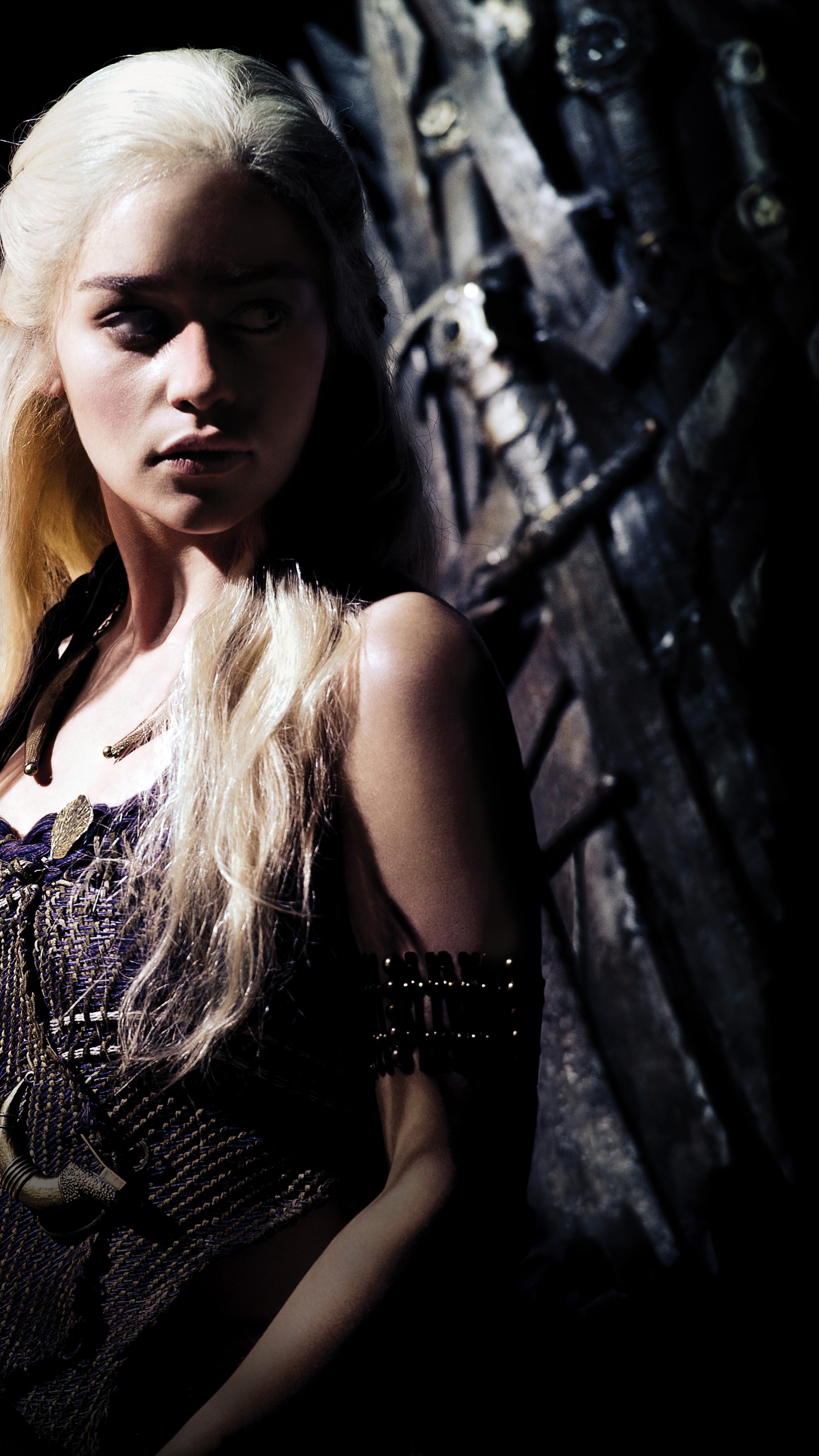 Game of Thrones wallpaper, Daenerys Targaryen, Emilia Clarke, 8K resolution, 2160x3840 4K Phone