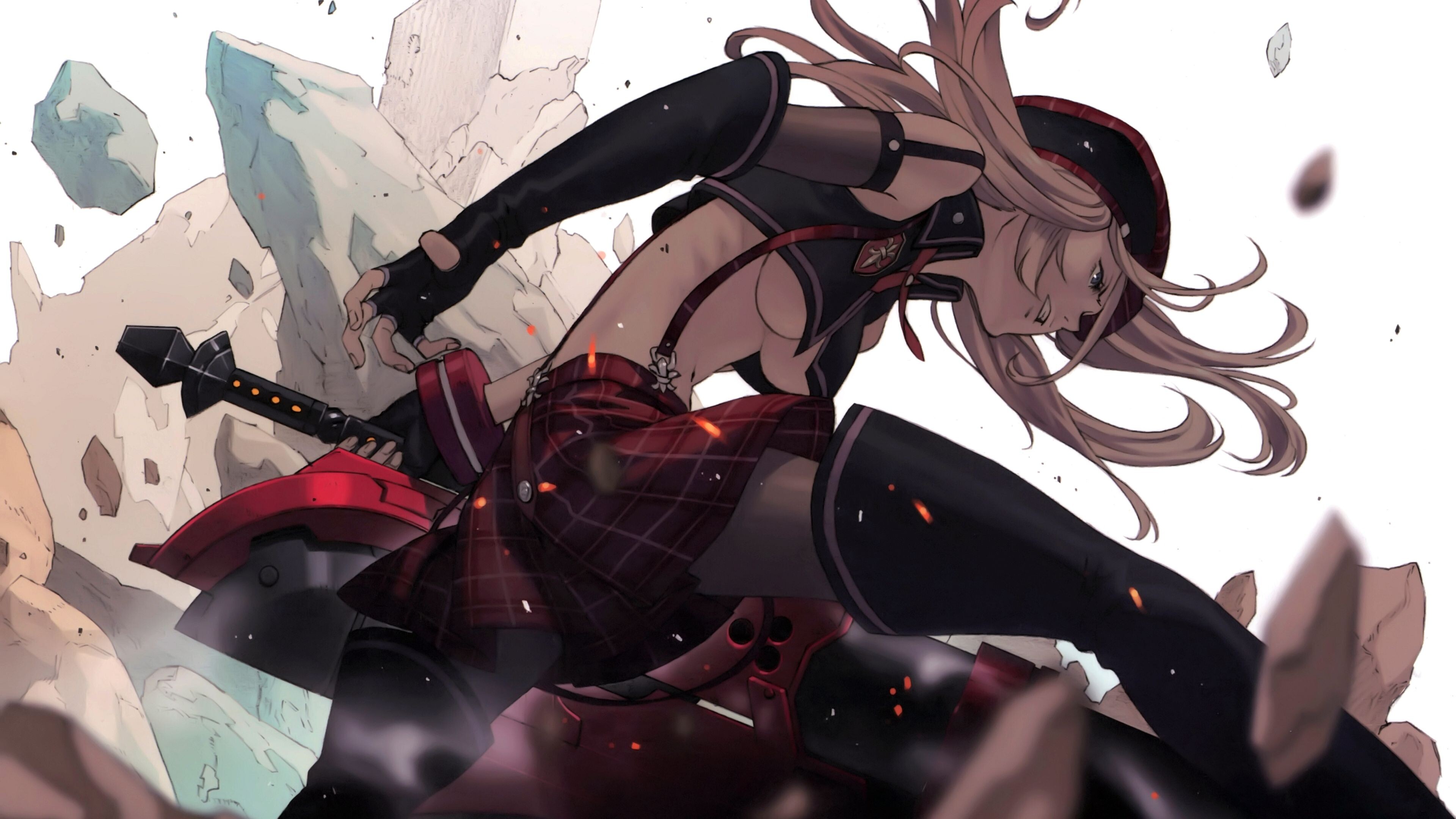 God Eater (TV series), Bursting with action, Deity-like appearances, Captivating design, 3840x2160 4K Desktop