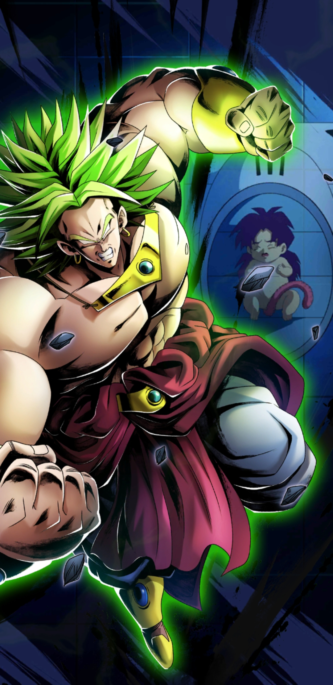 Legendary Super Saiyan Broly, Baby Broly, Saiyan incubation pod, HD Phone wallpaper