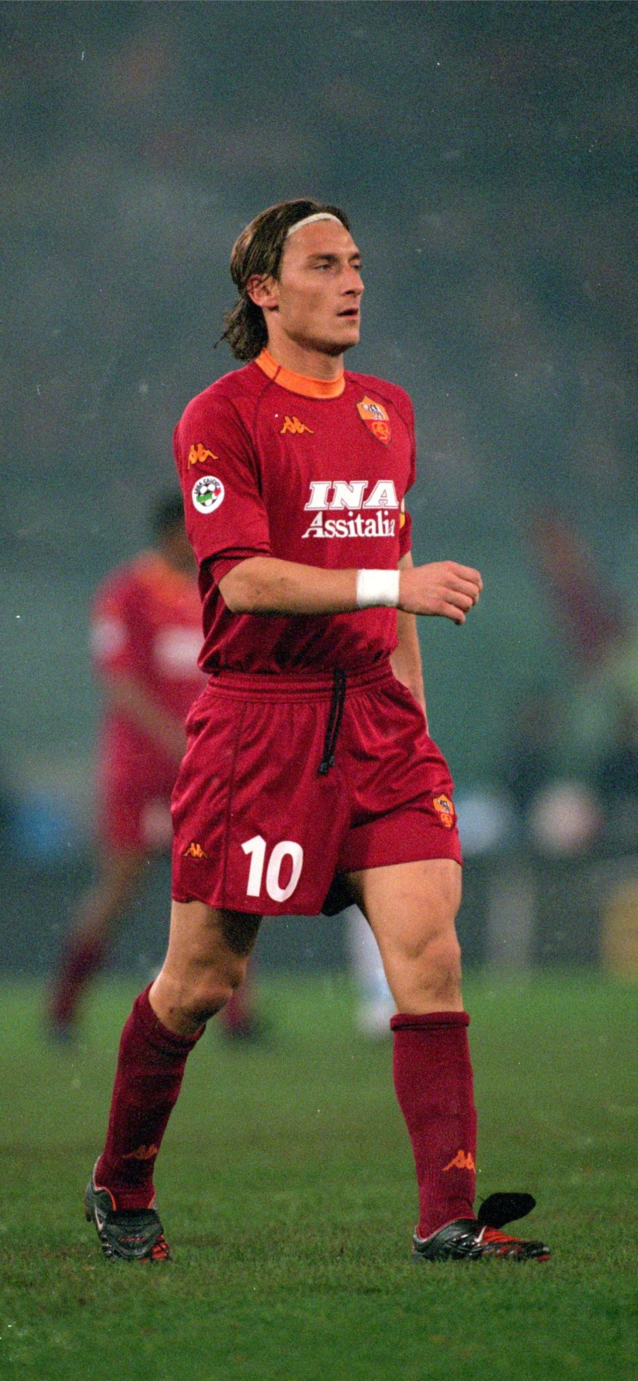 Francesco Totti, Serie A appearances, Football wallpapers, Italian legend, 1290x2780 HD Phone