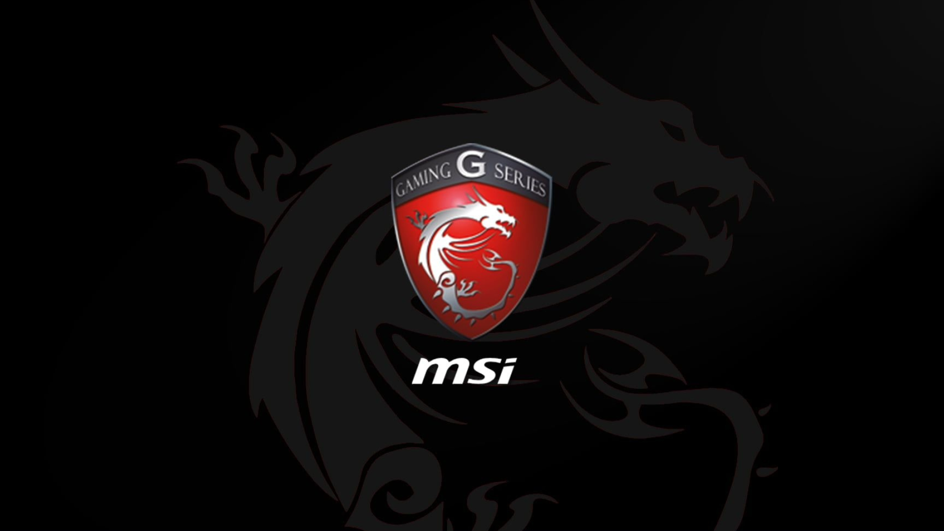 MSI Gaming Series shield, MSI dragon silhouette, msi GAMING G SERIES, Full HD Desktop wallpaper