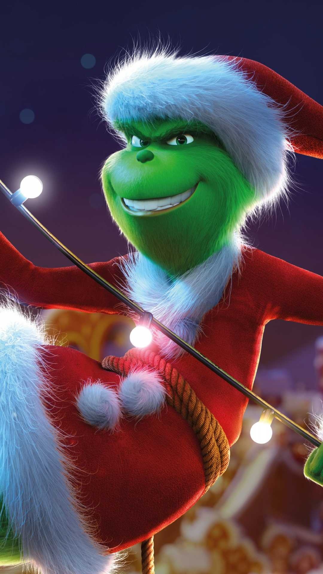 Grinch wallpaper, Unique design, Festive spirit, Personalize your screen, 1080x1920 Full HD Phone