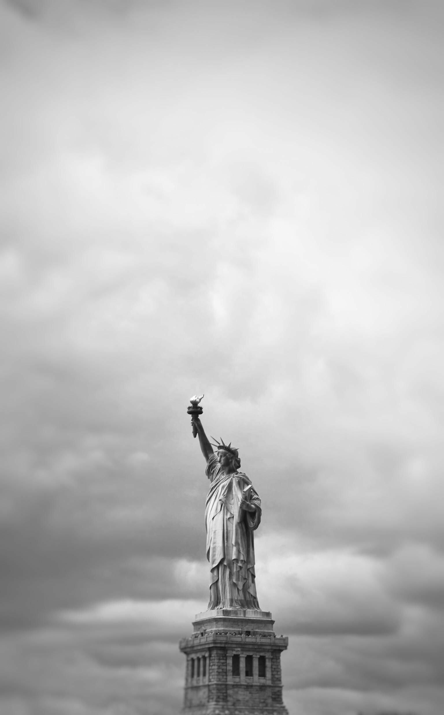 Liberty wallpaper, Black and white photography, Elegant decoration, Photo wall, 1540x2470 HD Phone