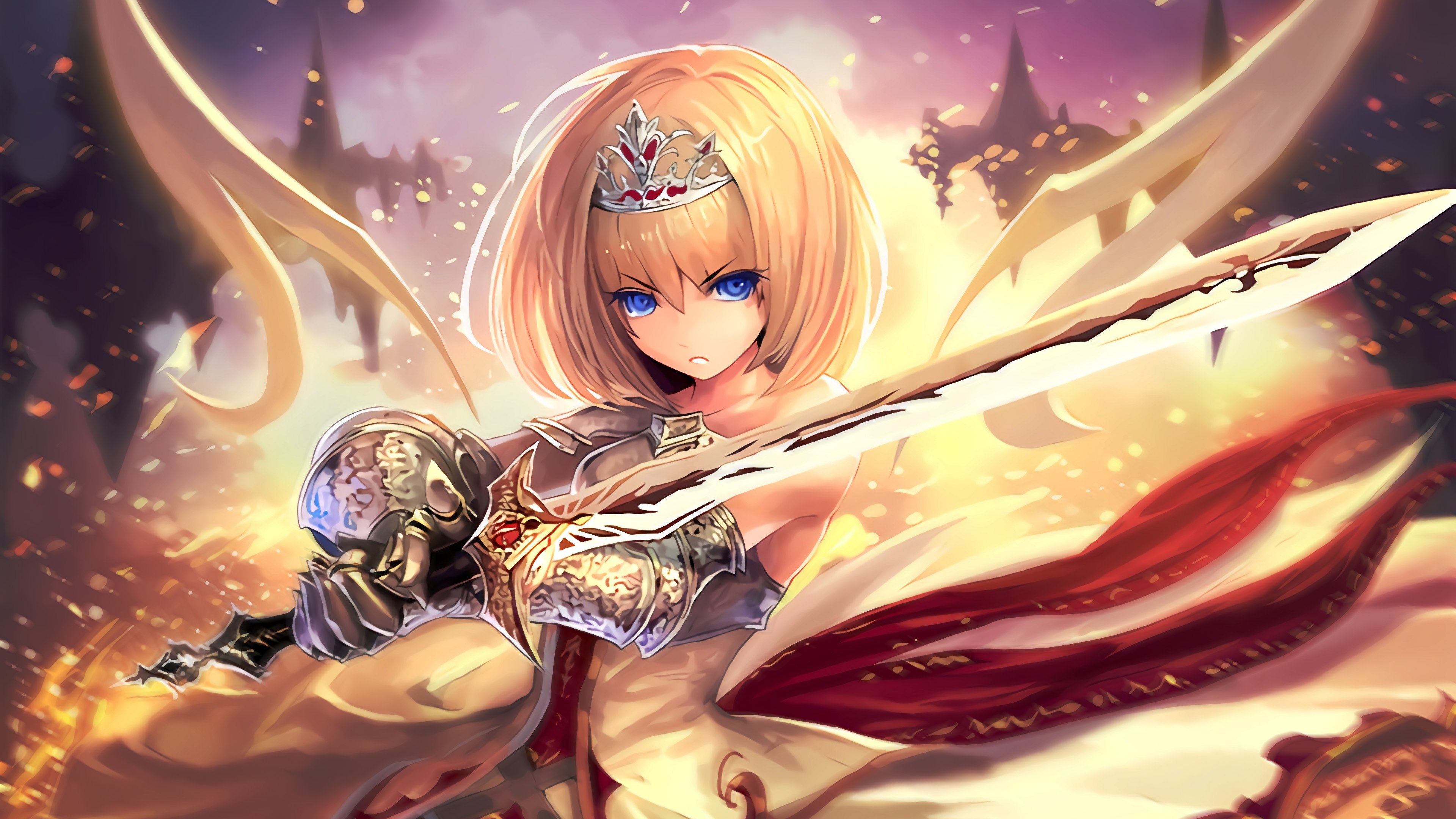 Shadowverse game, Anime queen wallpapers, 3840x2160 4K Desktop