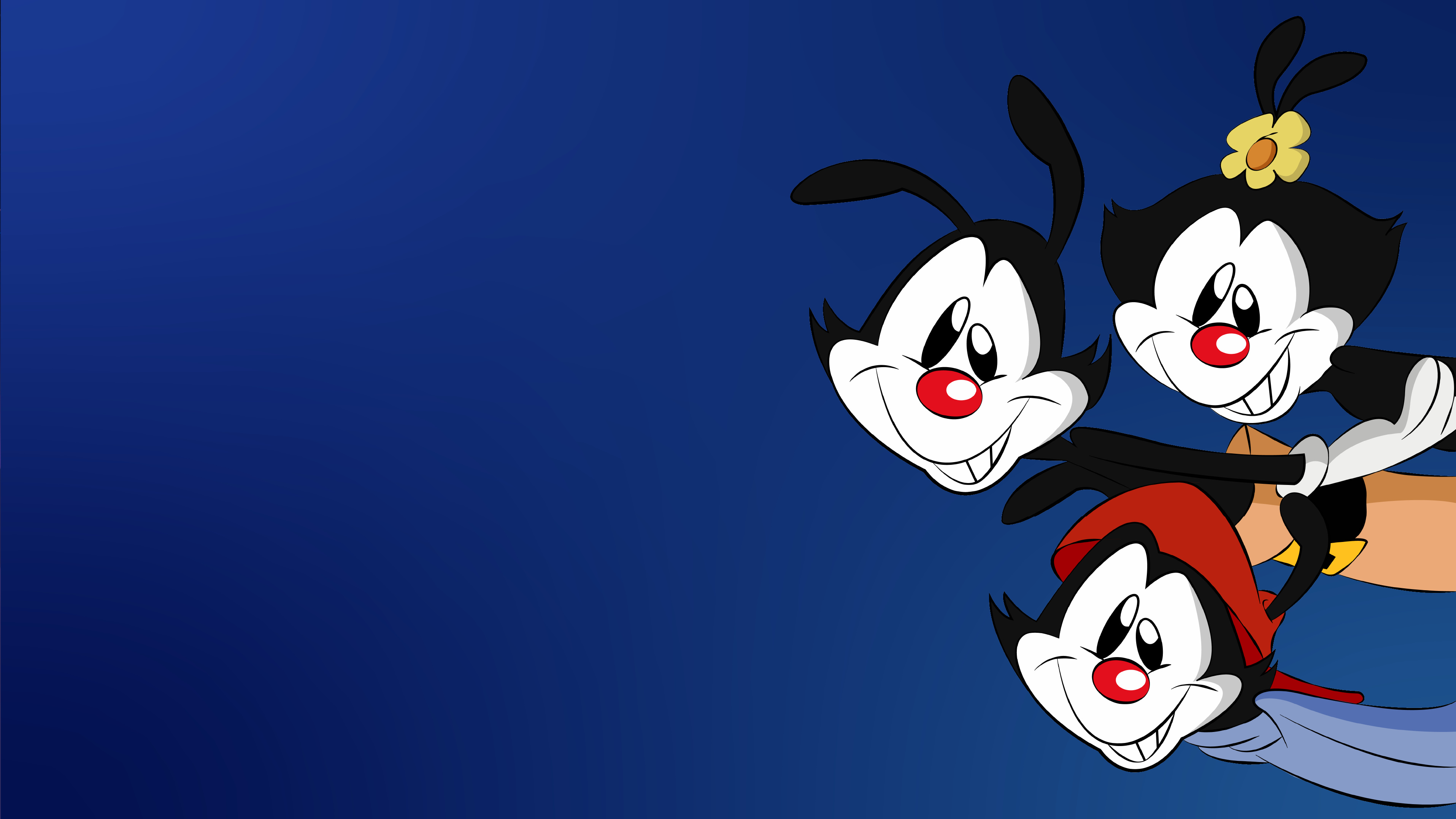 Animaniacs 1993, Vibrant HD wallpaper, Classic cartoon background, 3830x2160 HD Desktop