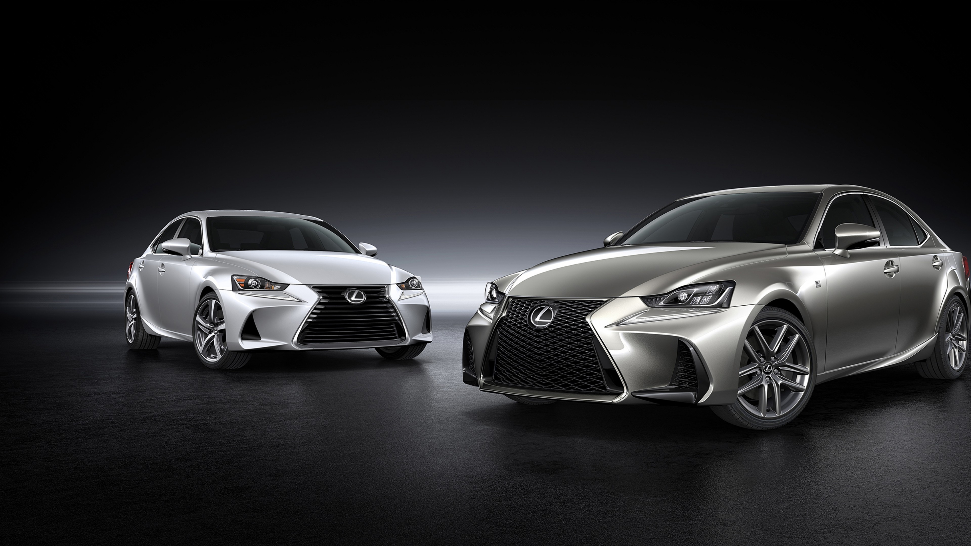 Lexus IS Auto, Beijing Motor Show, 2016, Silver cars, 3840x2160 4K Desktop