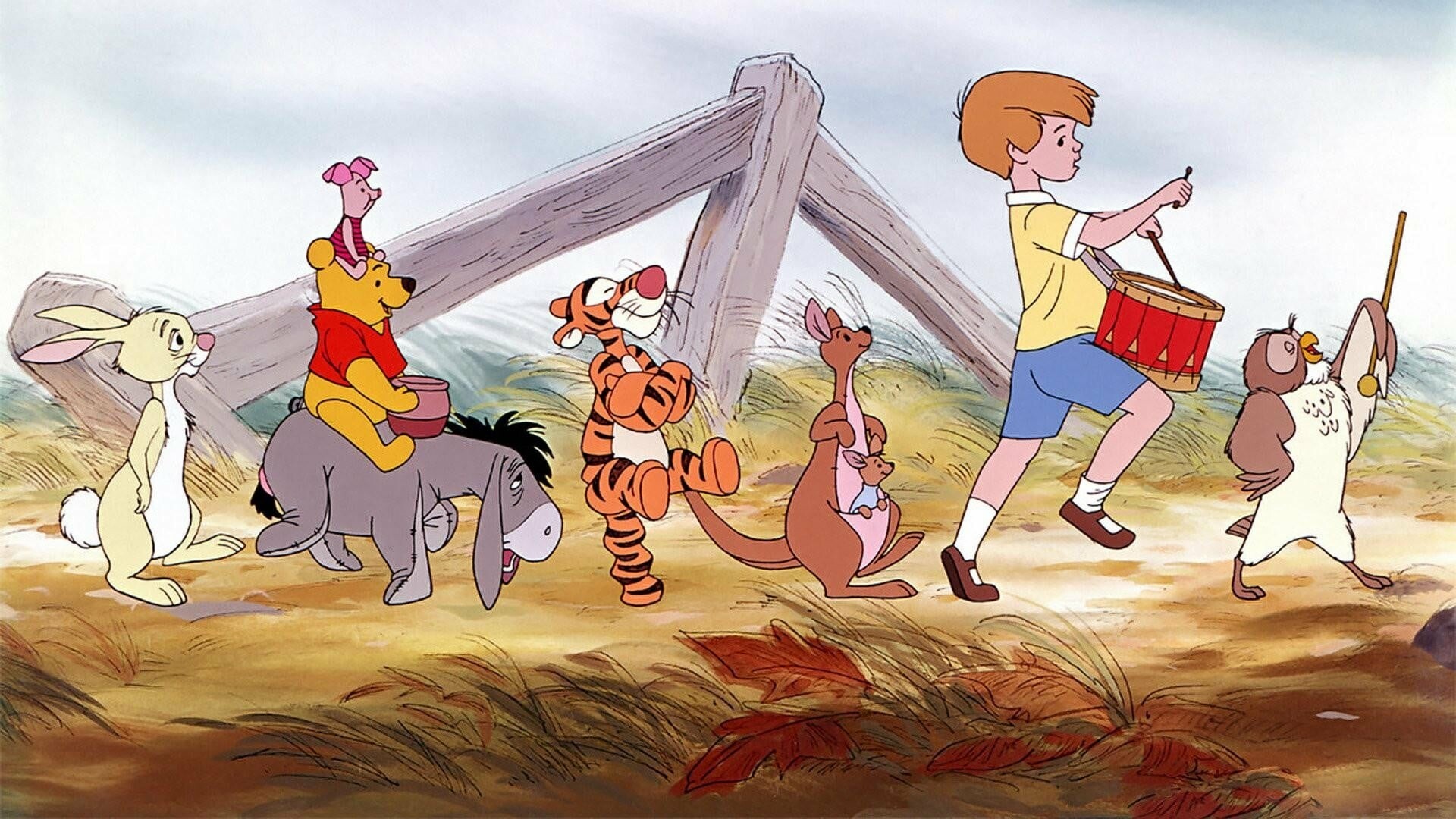 Winnie the Pooh, Animated adventure, Whimsical characters, Enchanting story, 1920x1080 Full HD Desktop