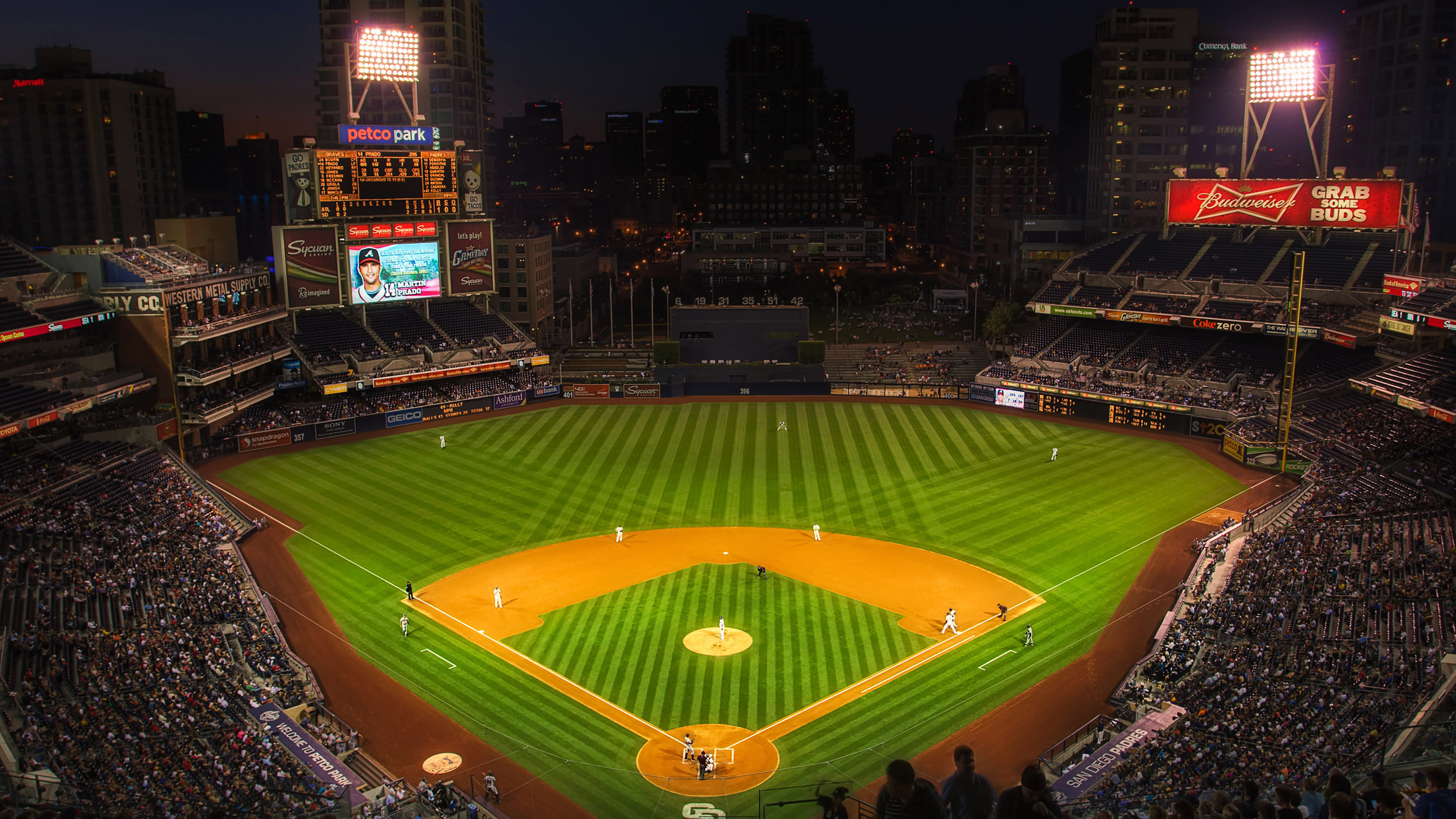 Softball, Petco Park, MLB stadium, Sports life, 3840x2160 4K Desktop