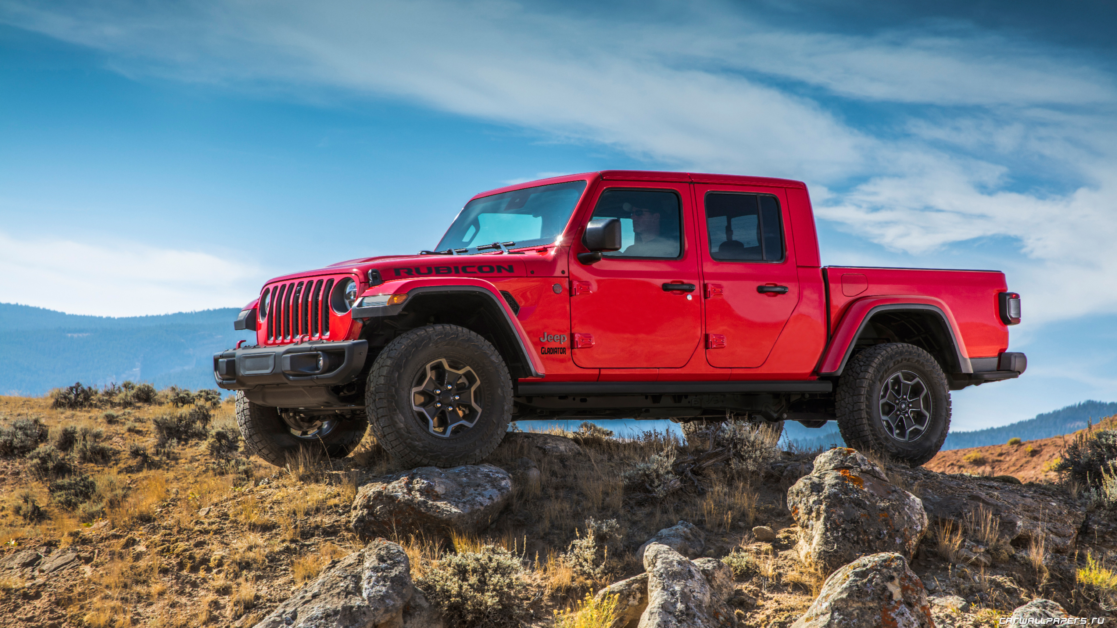 Jeep Gladiator Rubicon, Off-road warrior, Extreme capabilities, Built for adventure, 3840x2160 4K Desktop