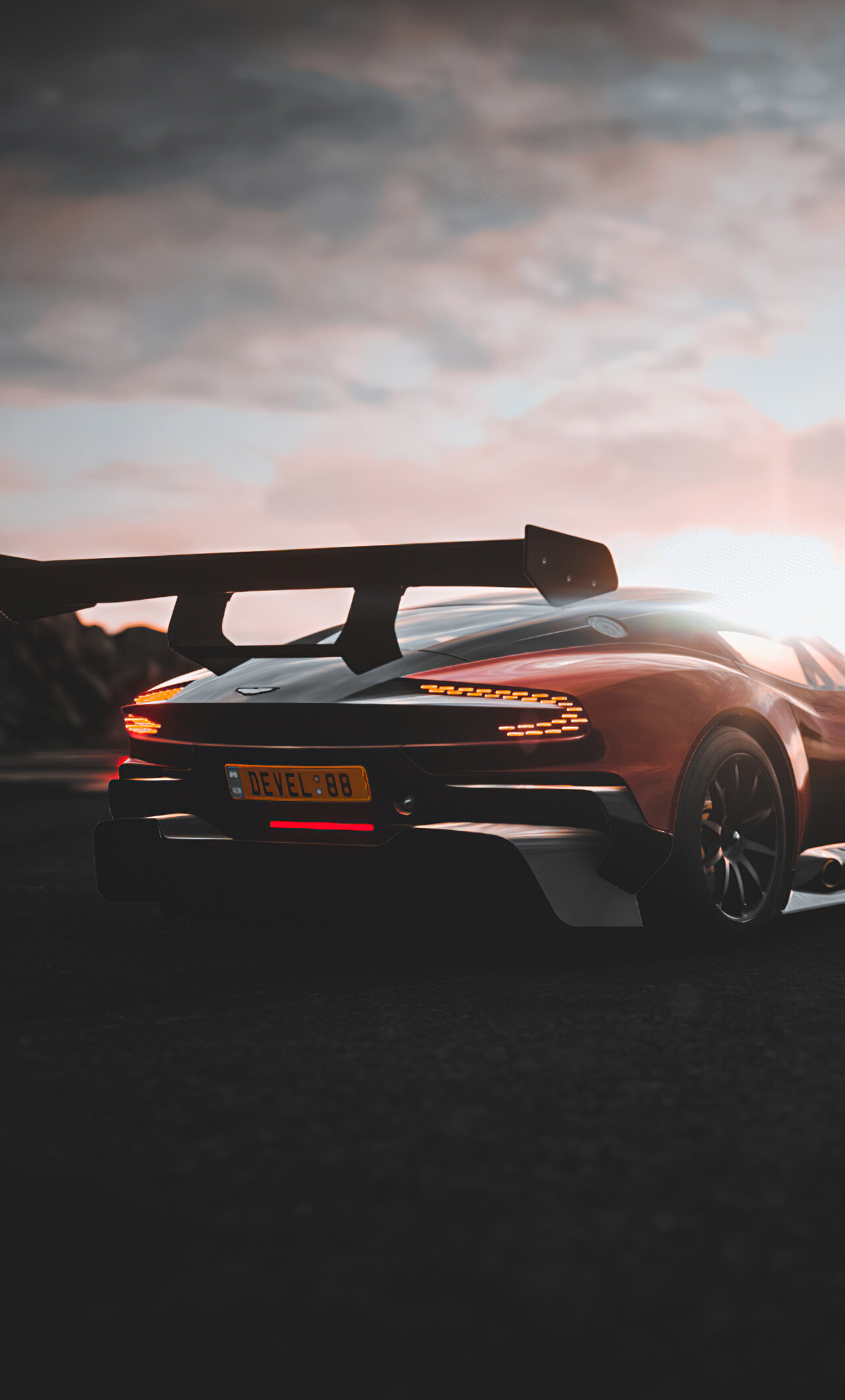 Aston Martin, Vulcan power, iPhone background, Luxury auto, 1280x2120 HD Phone