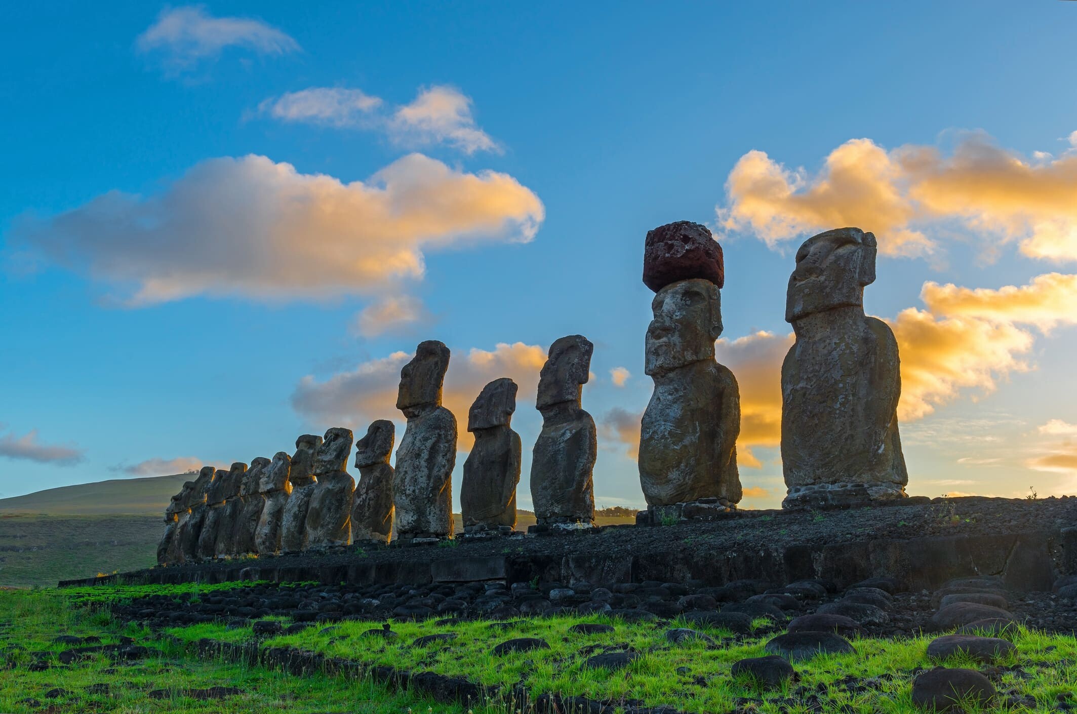 Easter Island, Must-see attractions, Rapa Nui cuisine, Enigmatic Moai, 2130x1410 HD Desktop