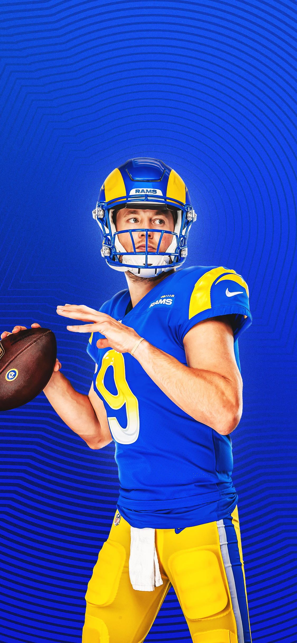 Matthew Stafford, Los Angeles Rams Wallpaper, 1130x2440 HD Phone