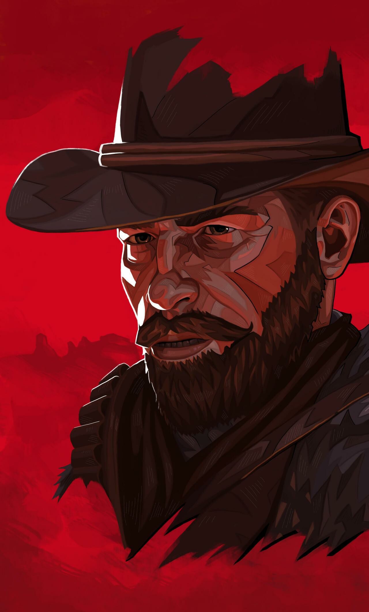 Red Dead Redemption, Arthur Morgan, Mobile wallpapers, Gaming on the go, 1280x2120 HD Phone