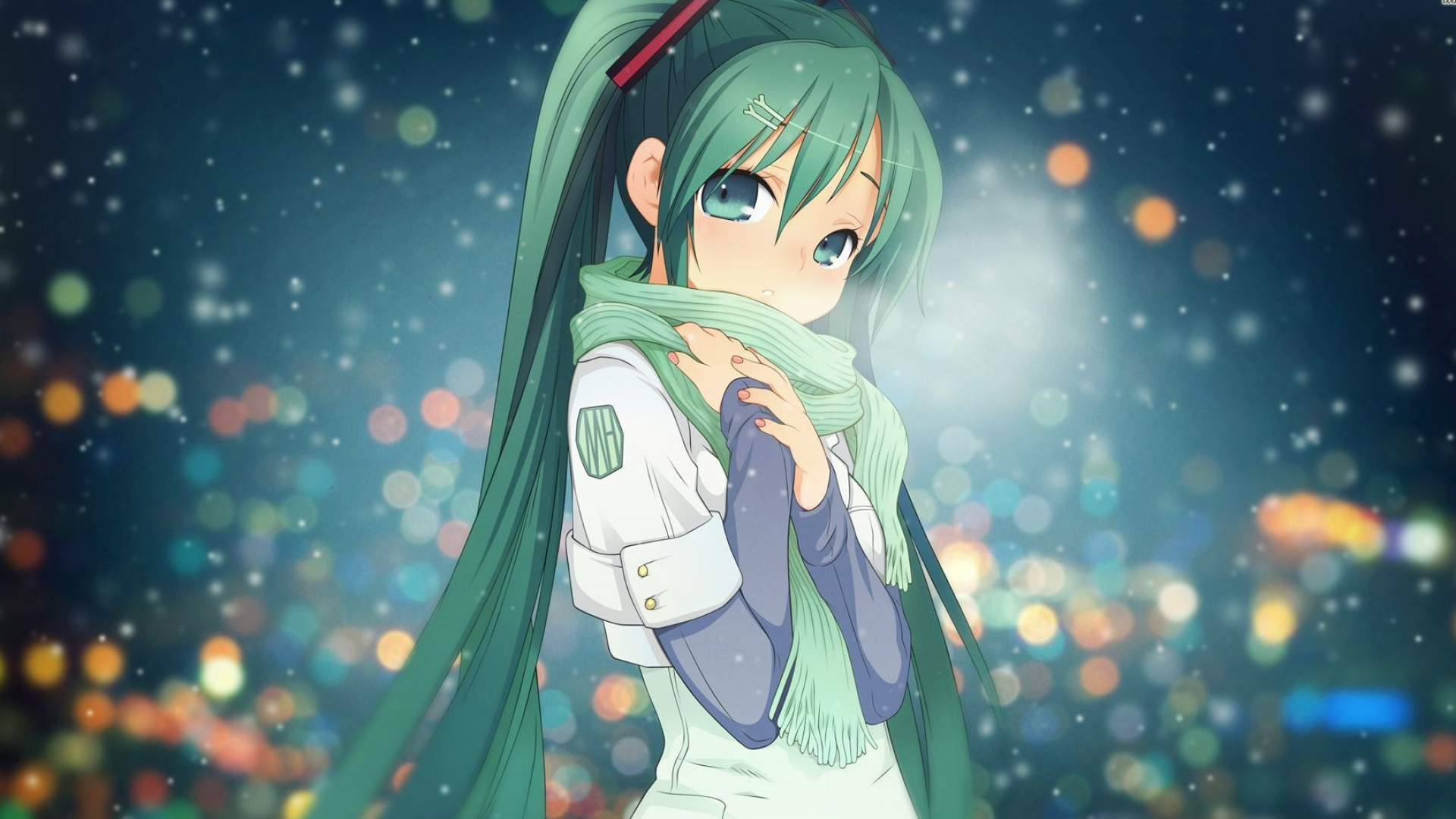 Hatsune Miku, Colorful wallpaper collection, Vocaloid singer, 1920x1080 Full HD Desktop