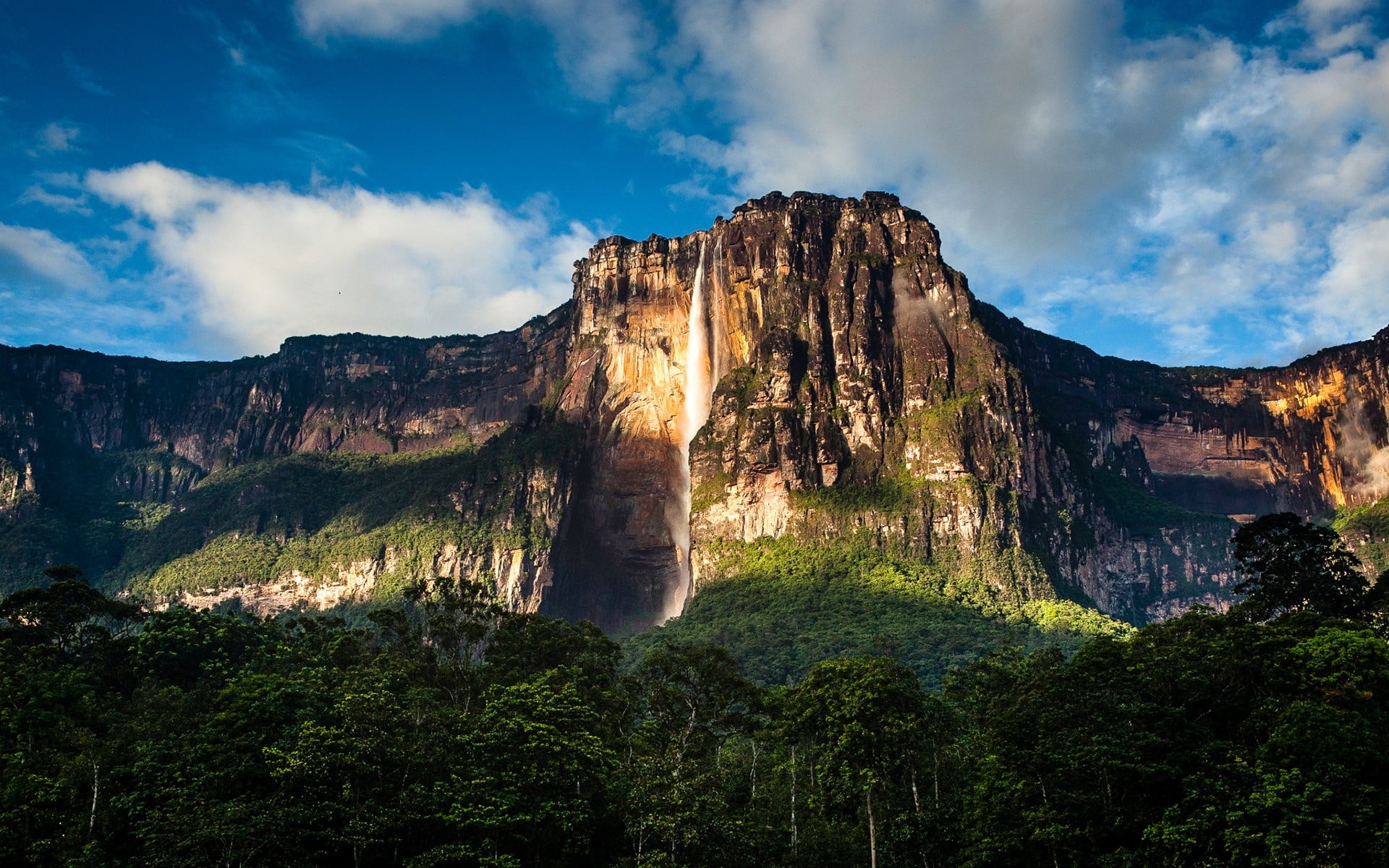 Canaima National Park, Brown mountain landscape, Venezuela, Travels, 1920x1200 HD Desktop