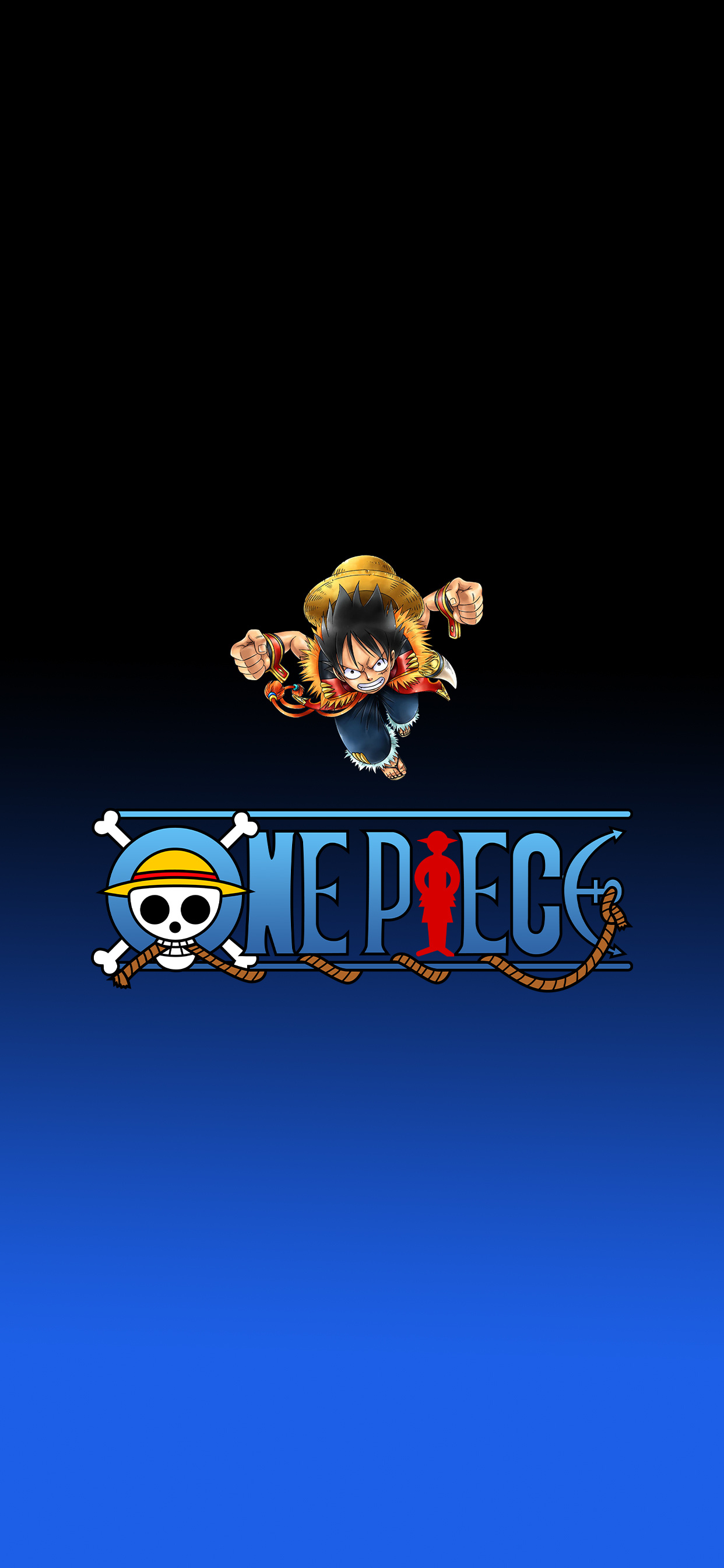 Monkey D. Luffy, ONE PIECE logo, Straw Hat Jolly Roger, HD Phone wallpaper