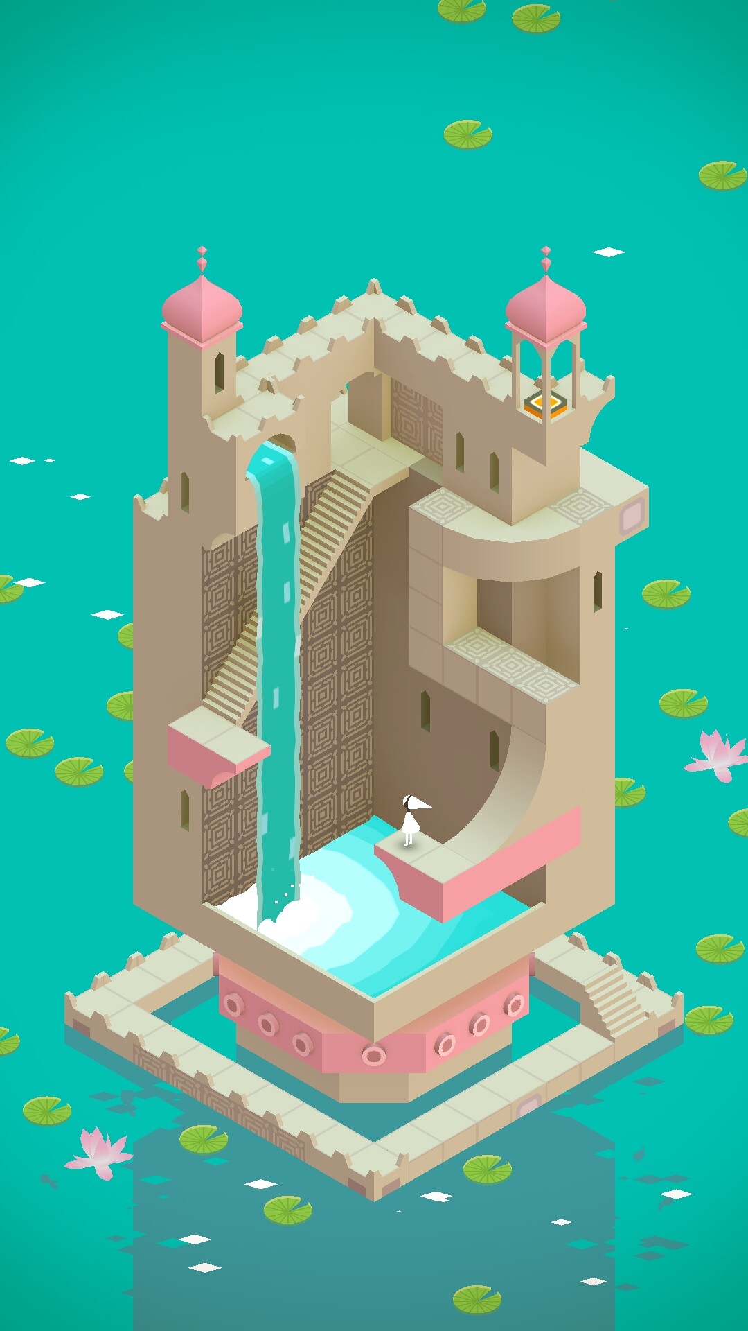 Escher's visual style, Monument Valley Wallpaper, 1080x1920 Full HD Phone