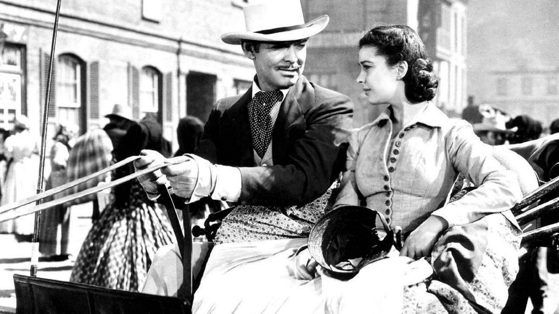 Gone with the Wind, Scarlett O'Hara, Rhett Butler, Civil War era, 1920x1080 Full HD Desktop