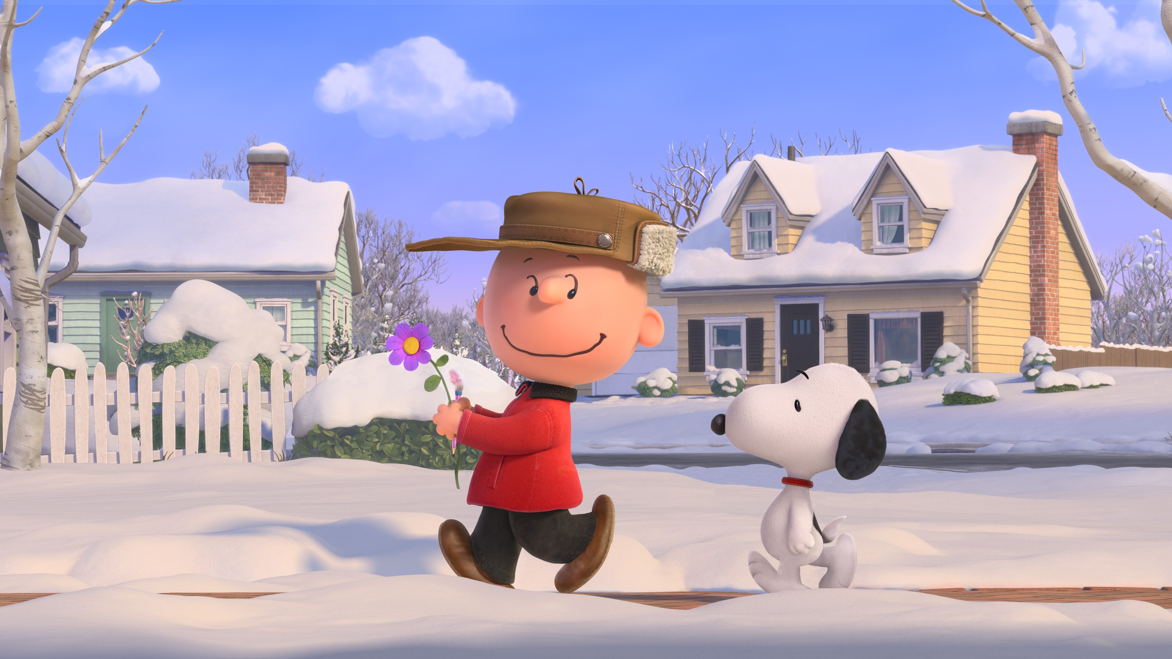 Peanuts Movie, Snoopy Charlie Brown, Winter movies, 3840x2160 4K Desktop