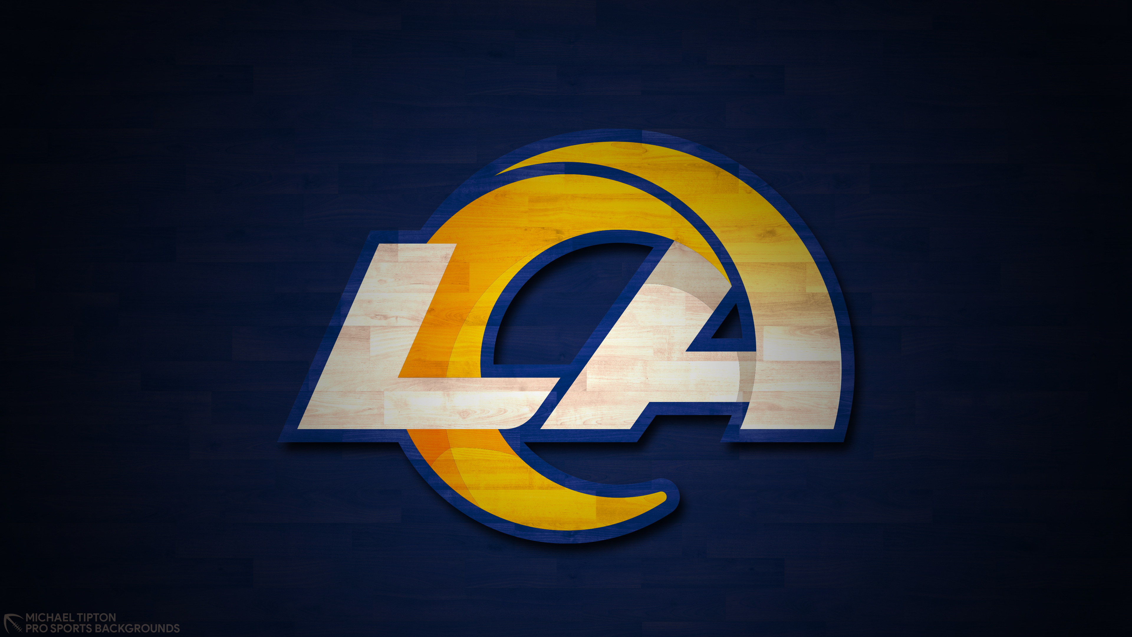 Los Angeles Rams, Pro sports backgrounds, 2021, 3840x2160 4K Desktop