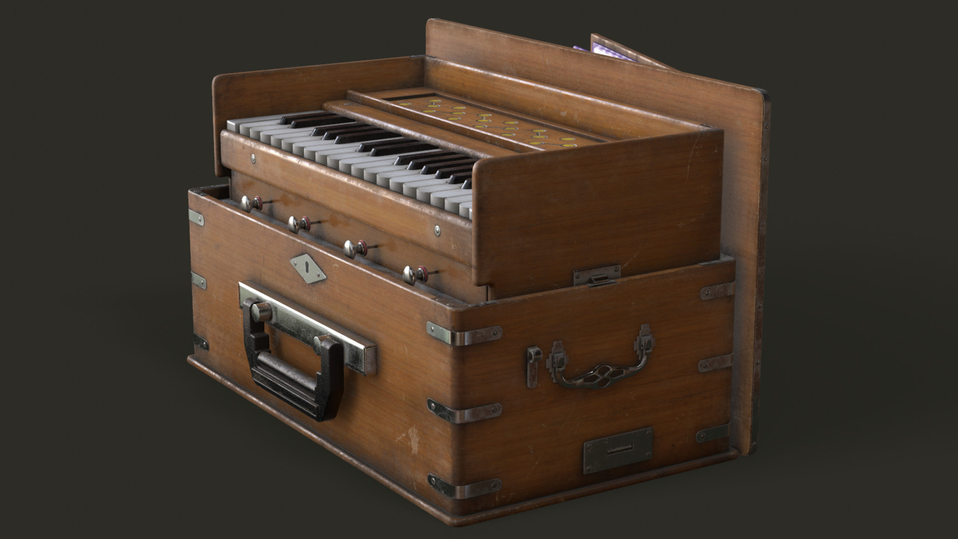 Harmonium music, Pod 8 harmonium, Real time, 1920x1080 Full HD Desktop