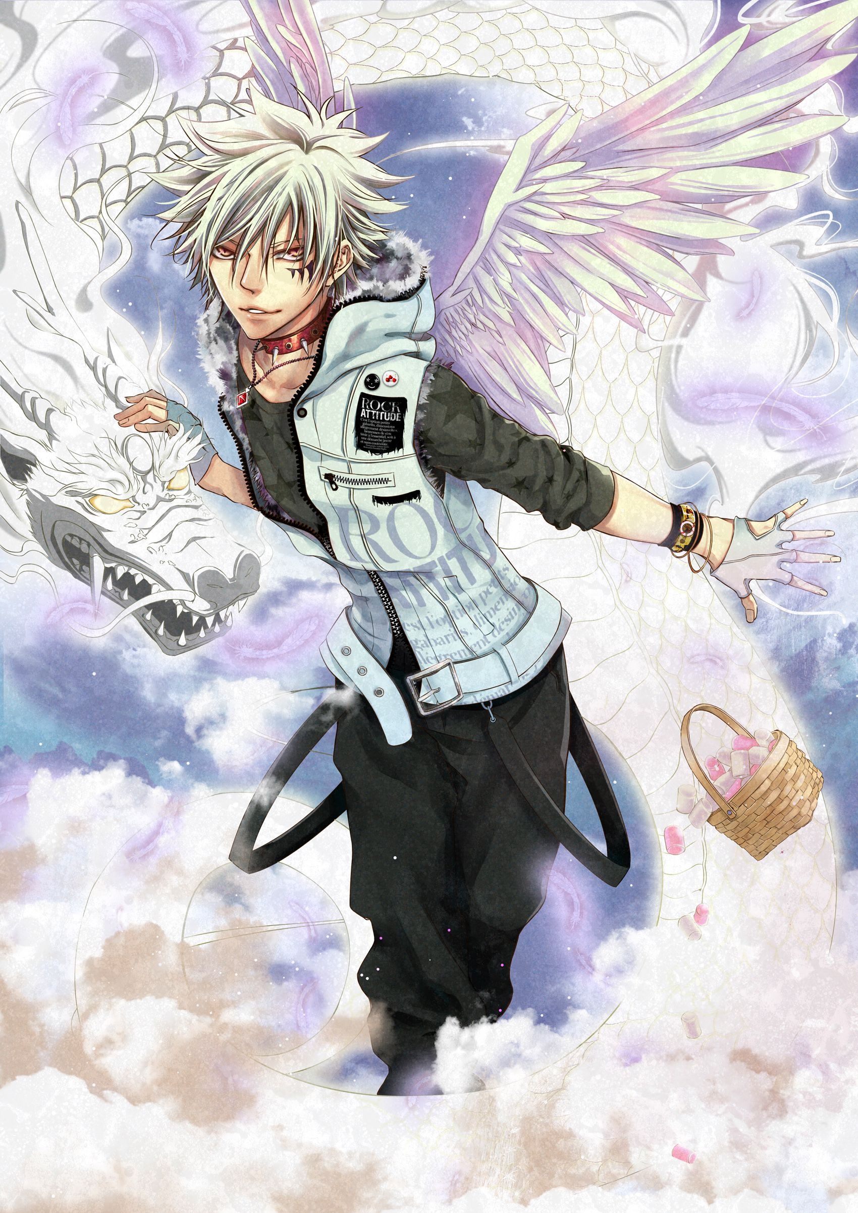 Byakuran, Hitman Reborn, Anime images, Reborn, 1700x2410 HD Phone